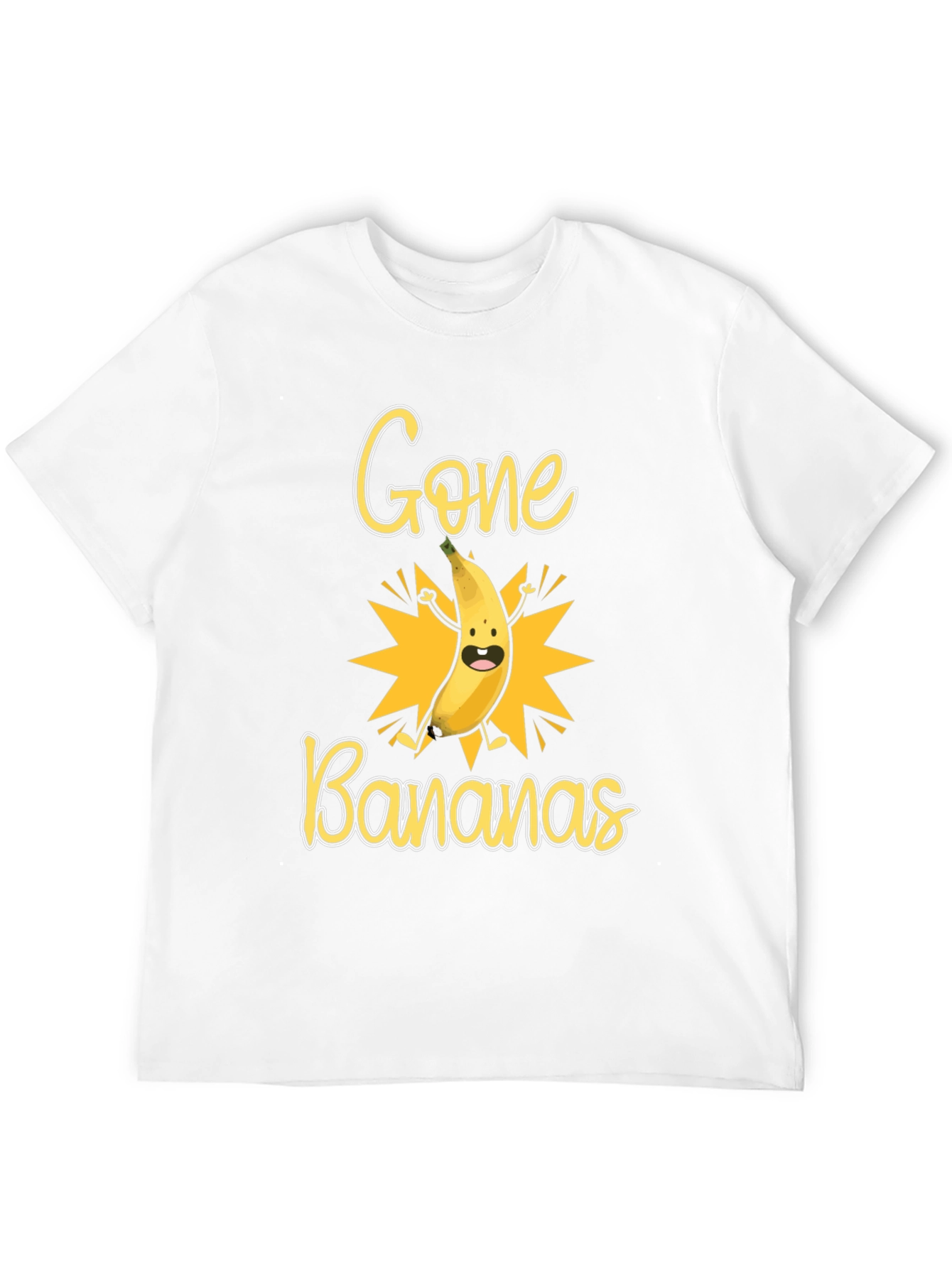 Black Gone Bananas Graphic Tee - Quirky Banana Design view 12