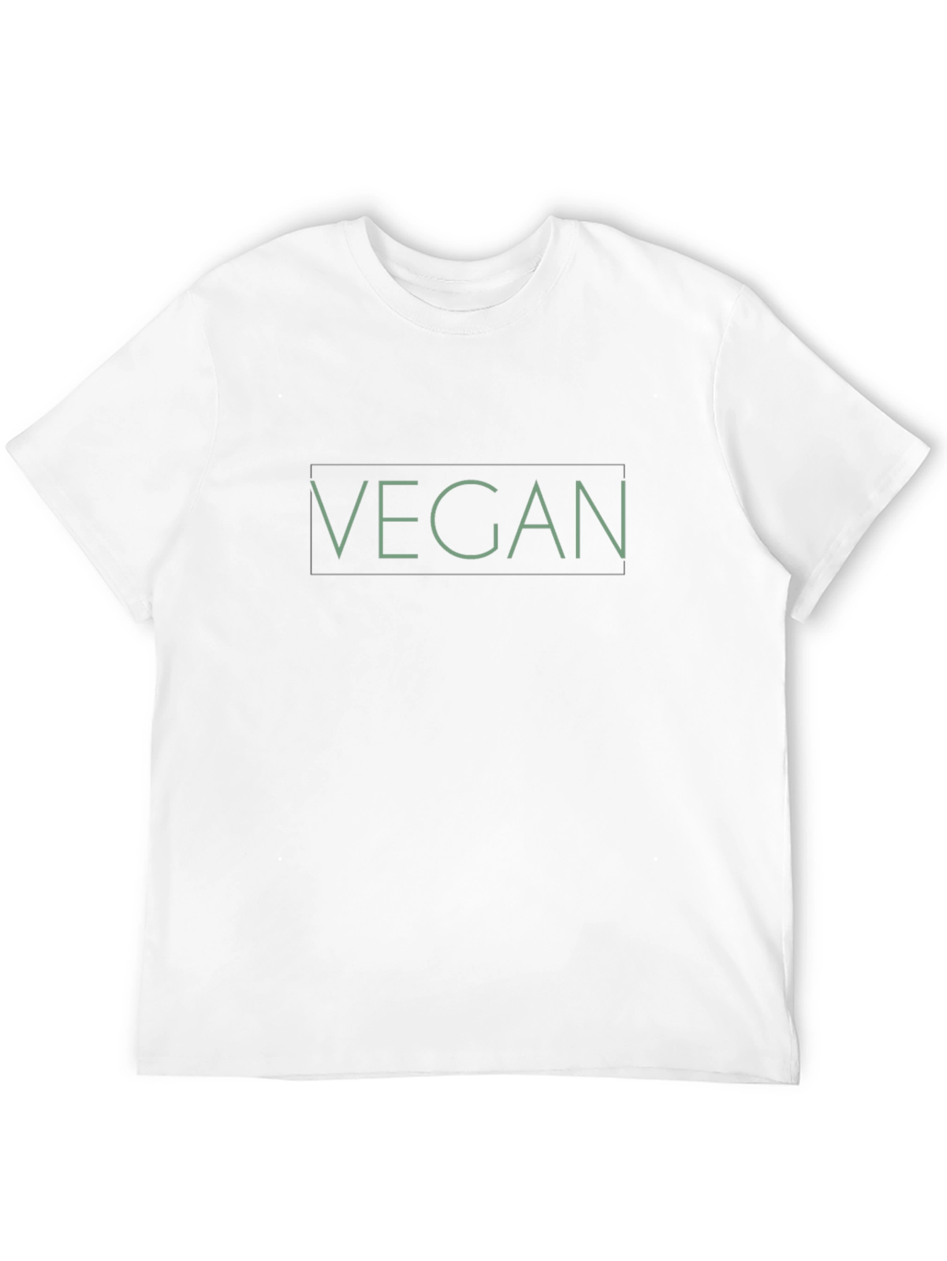 Black Vegan Statement T-Shirt - Black Crew Neck Tee view 12