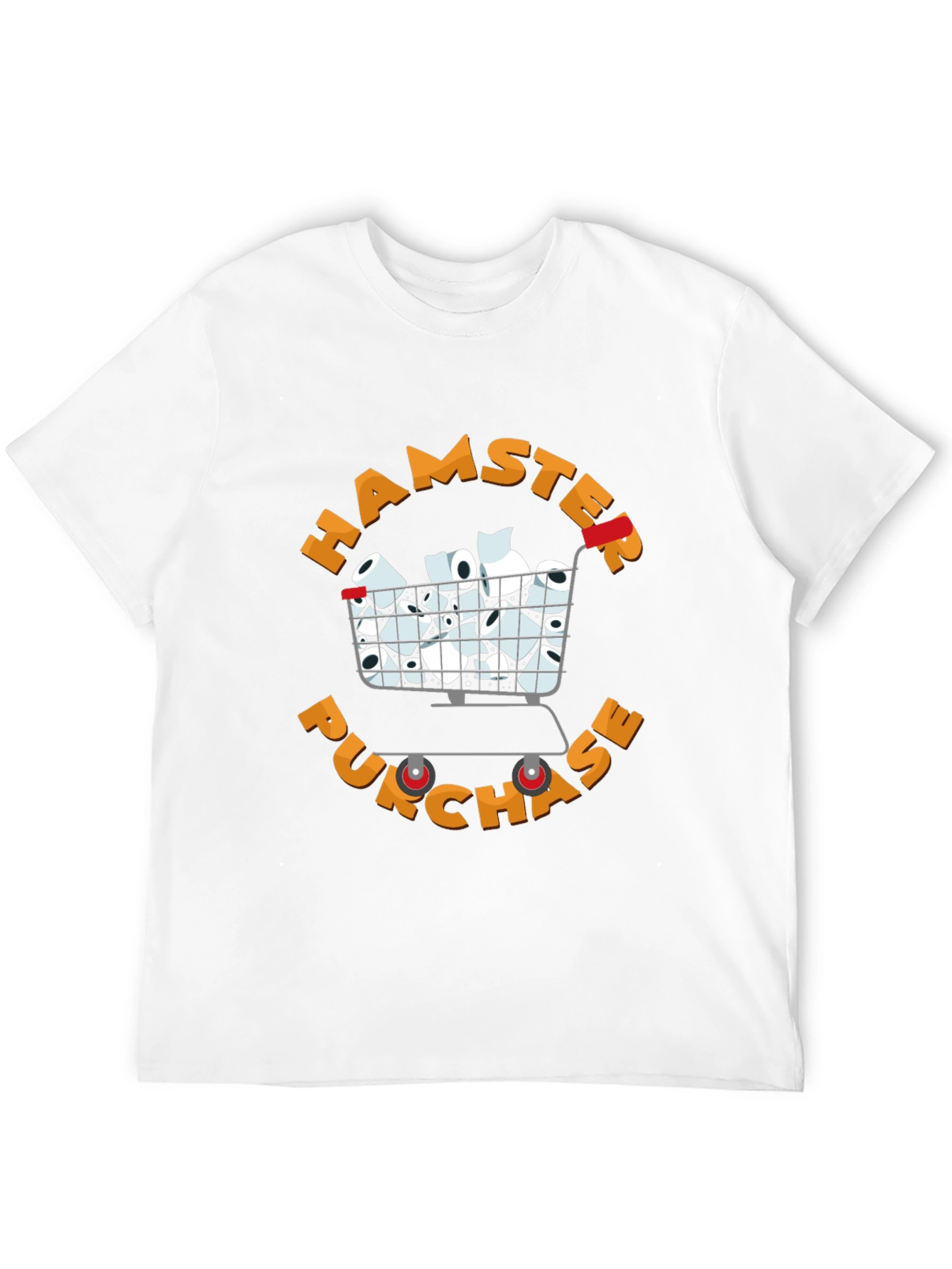 Black Hamster Purchase Toilet Paper Cart T-Shirt view 12