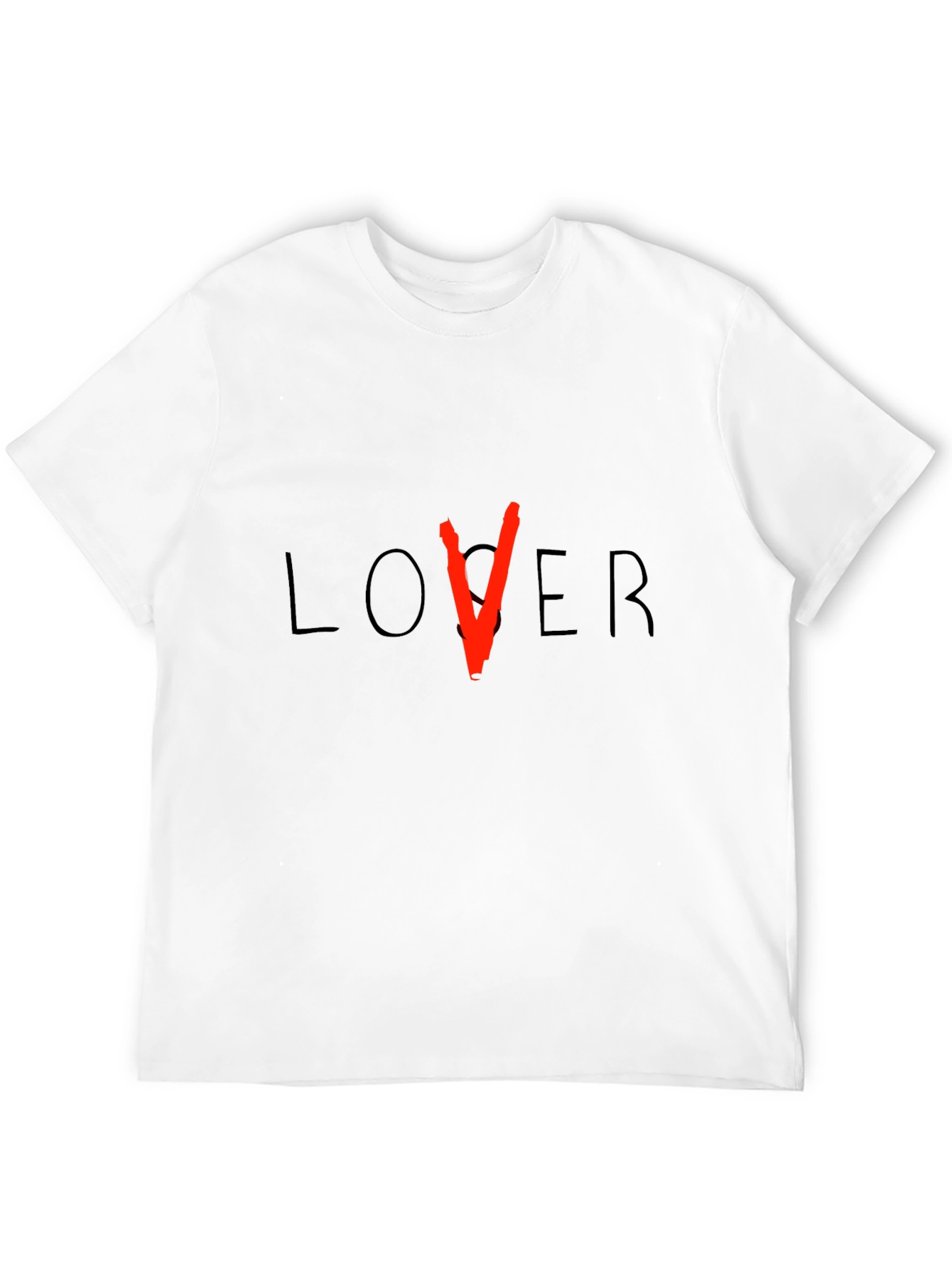 Black Loser/Lover Graphic Tee view 12