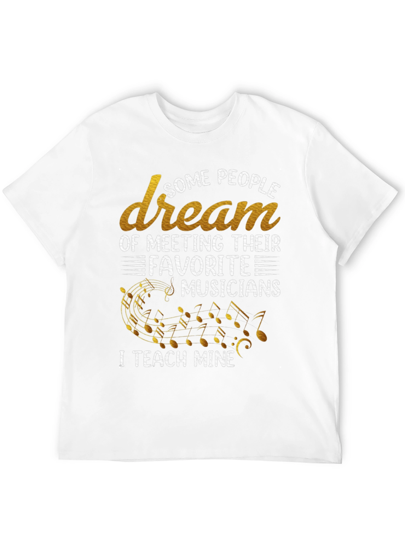 Black Musician Teacher Graphic T-Shirt - Black view 12