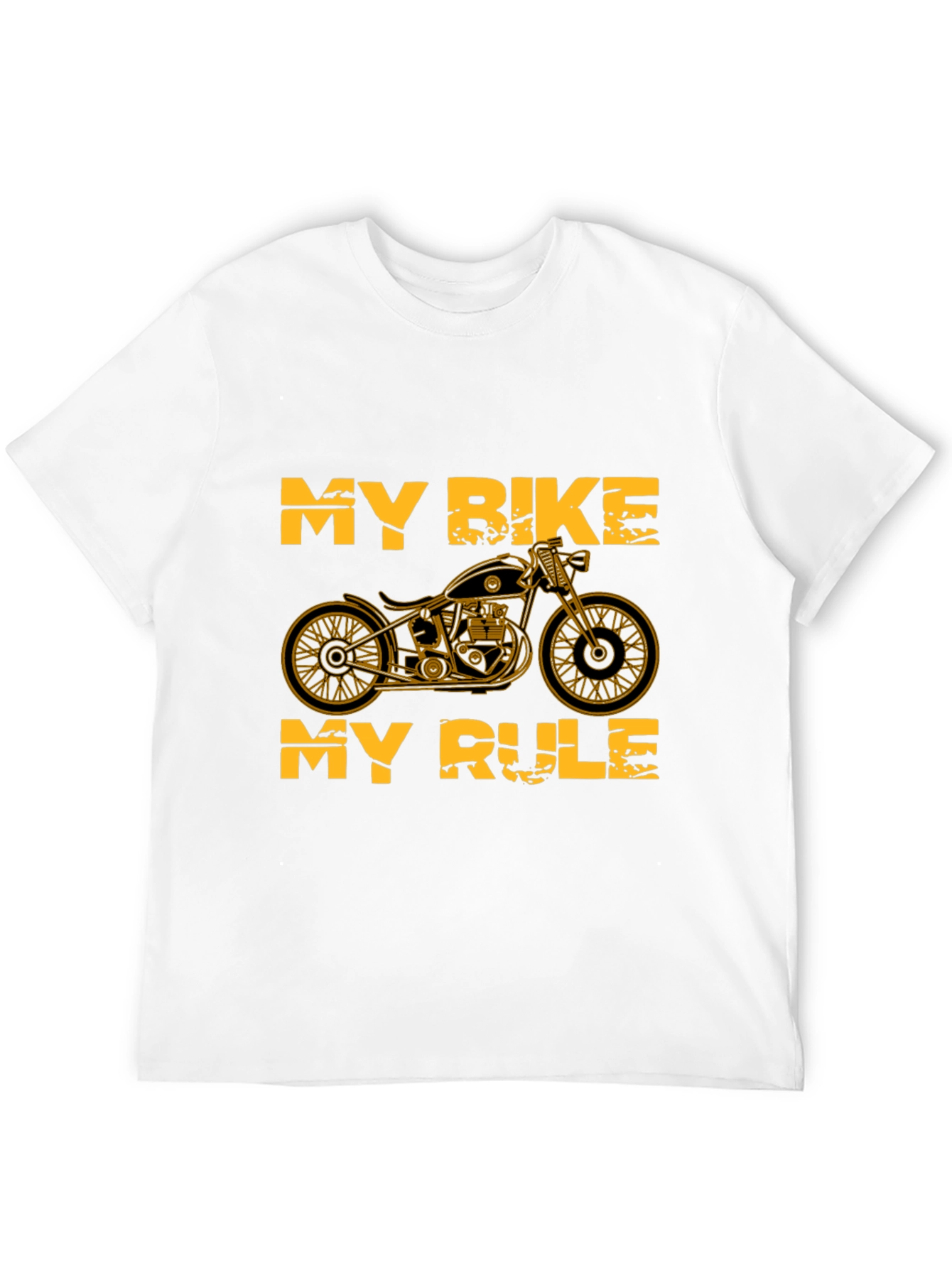 Black My Bike My Rule Graphic Tee view 12