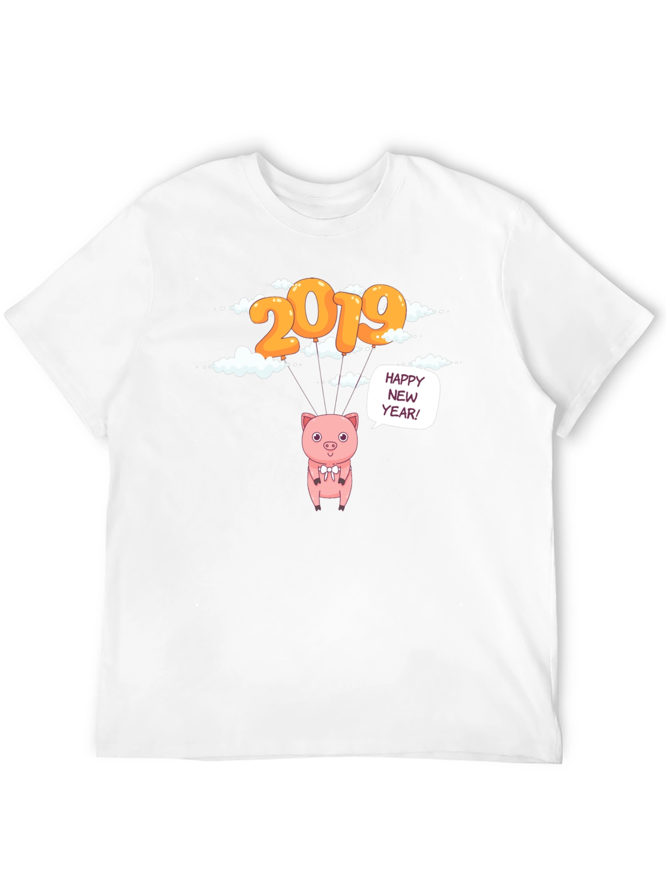 2019 Pig Happy New Year T-Shirt - 12