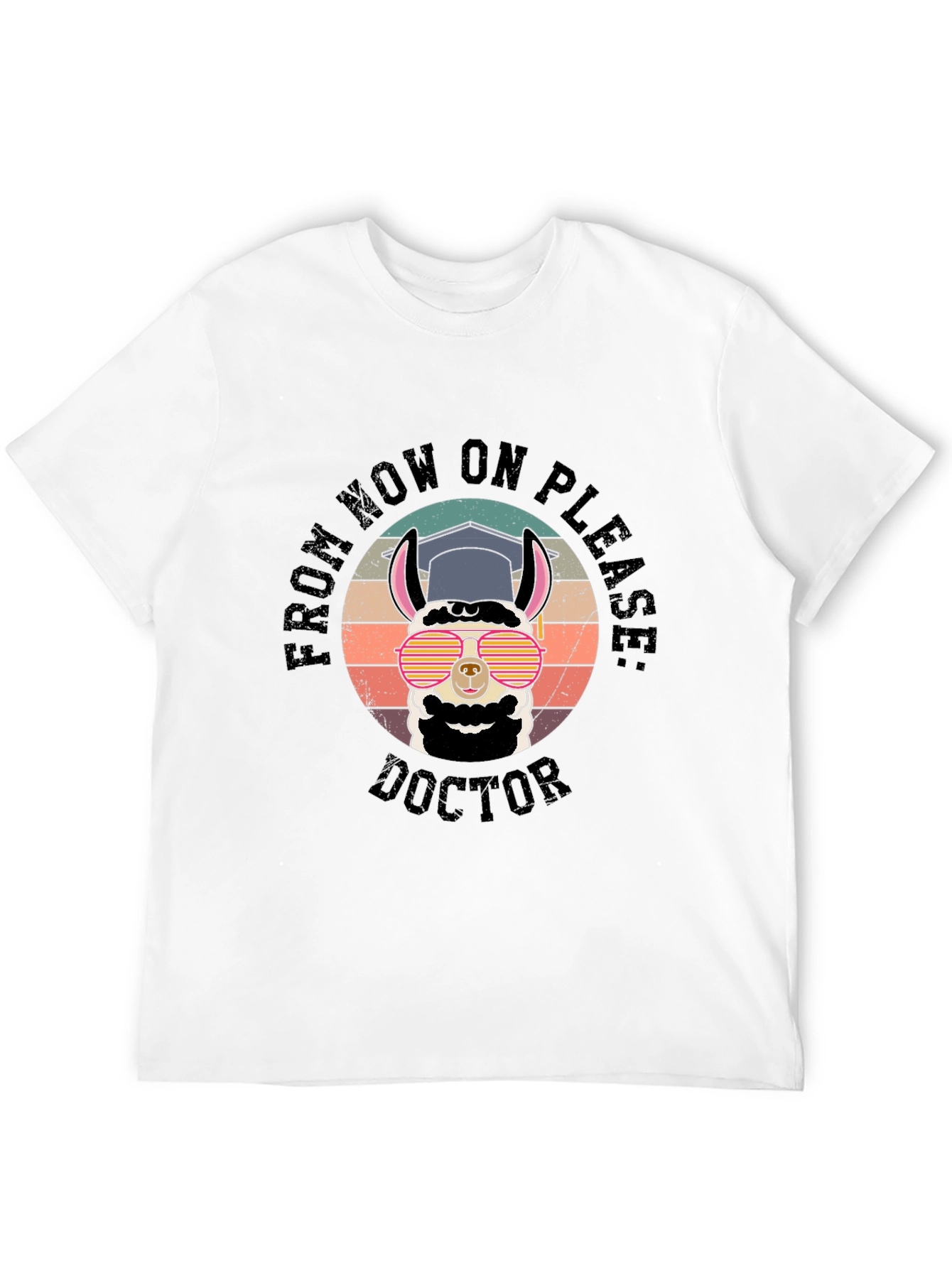 Doctor Llama Grad T-Shirt - Funny Graduation Gift - 12