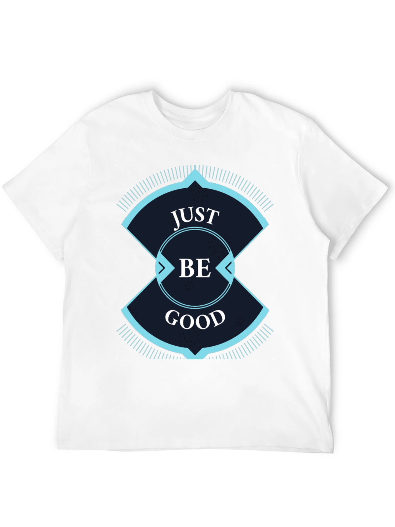 Black Just Be Good Graphic Tee - Trendy Casual Wear view 12
