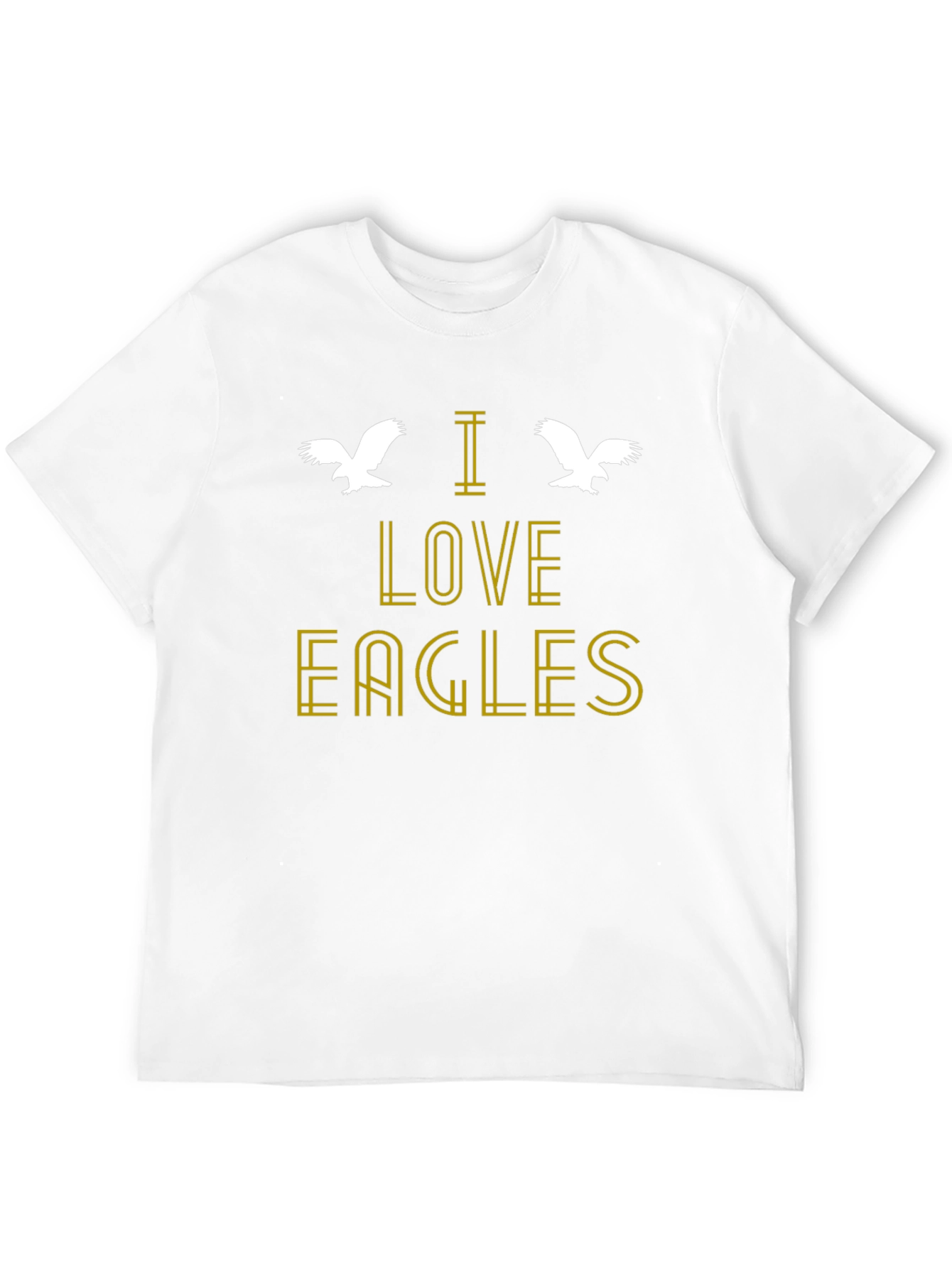 Black I Love Eagles Graphic T-Shirt - Black view 12