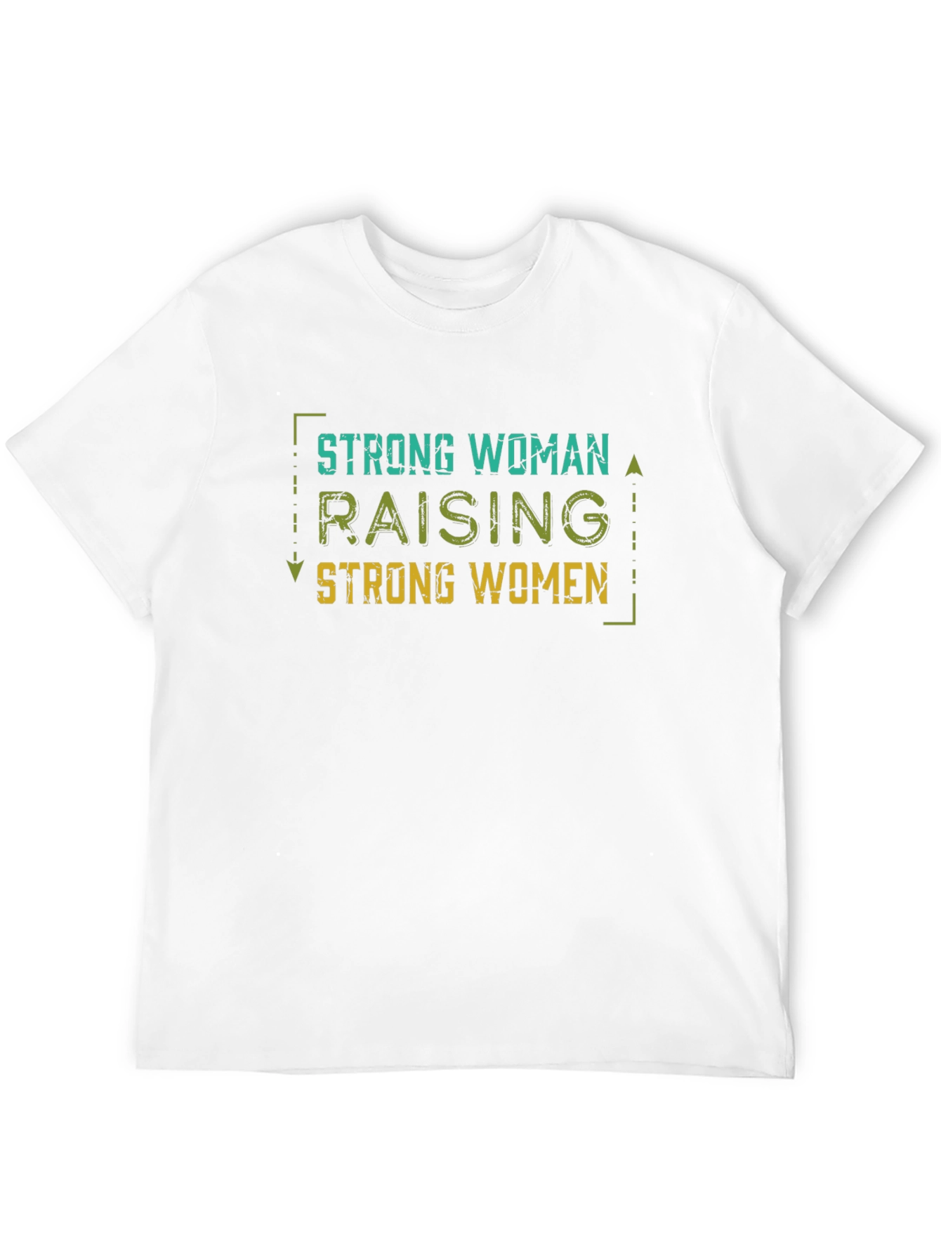 Black Strong Woman Raising Strong Women Tee view 12