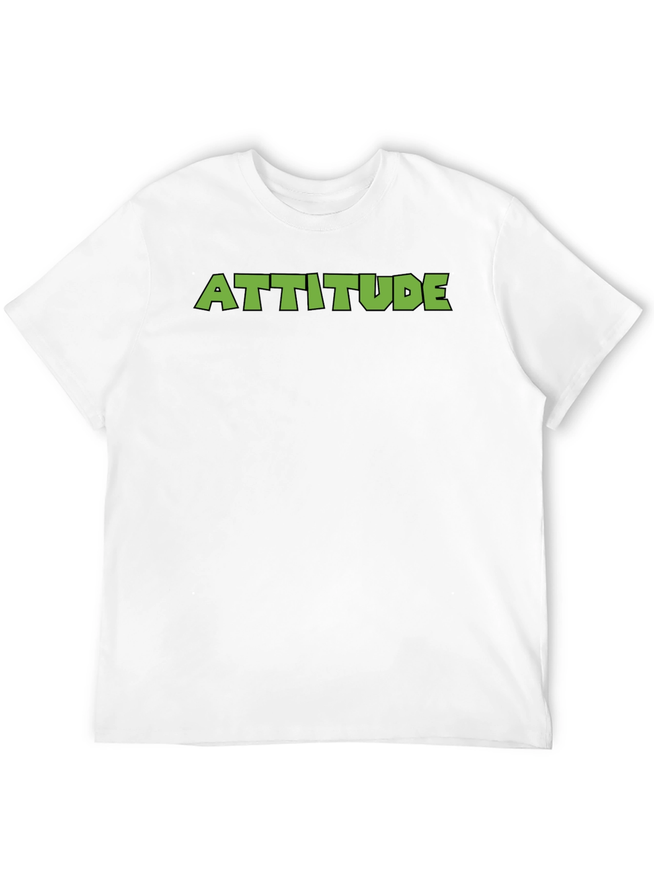 Black Attitude Graphic Tee - Black view 12