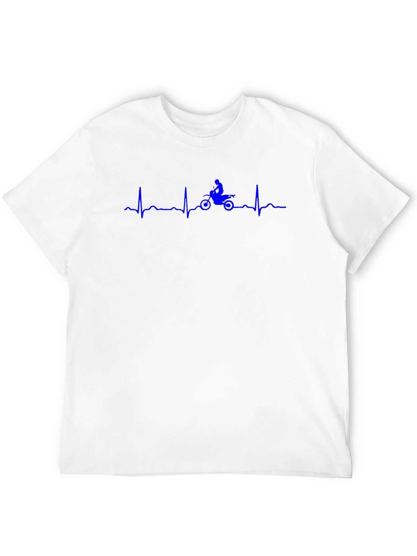 Black Motorcycle Heartbeat T-Shirt - Black view 12