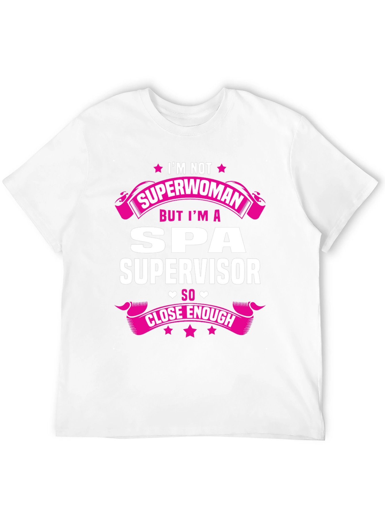 Black Spa Supervisor T-Shirt - Superwoman Funny Gift view 12