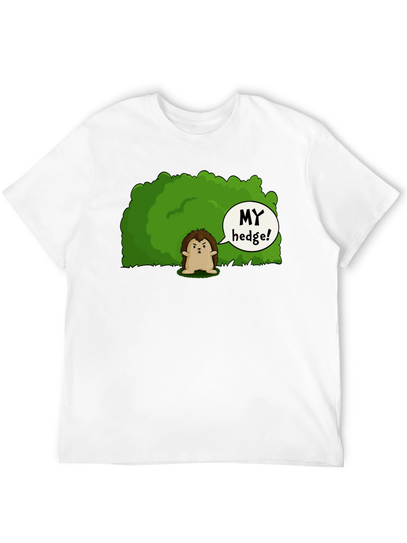 Black My Hedge! Funny Hedgehog Graphic T-Shirt view 12