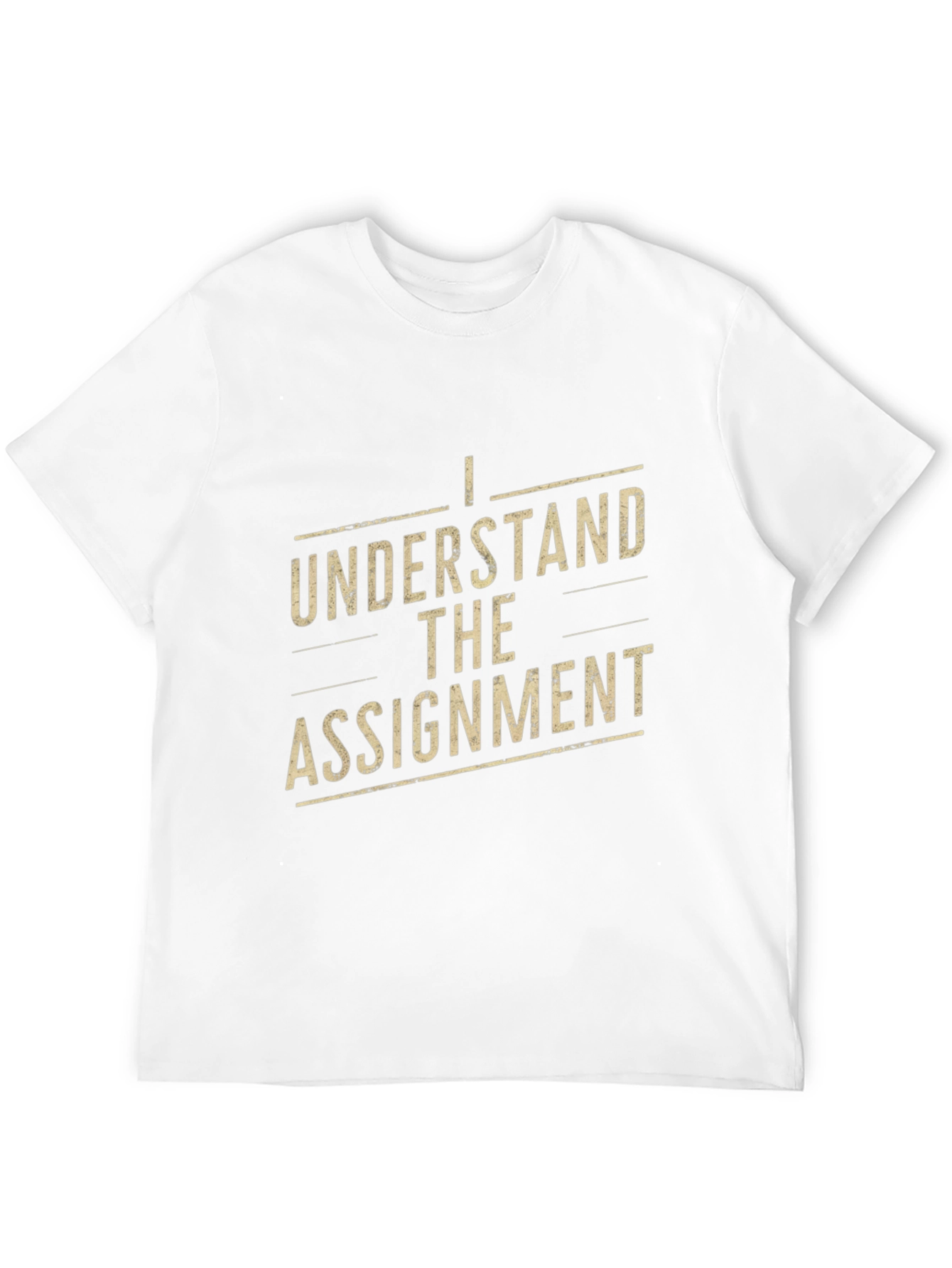 Black I Understand The Assignment Black Graphic Tee view 12