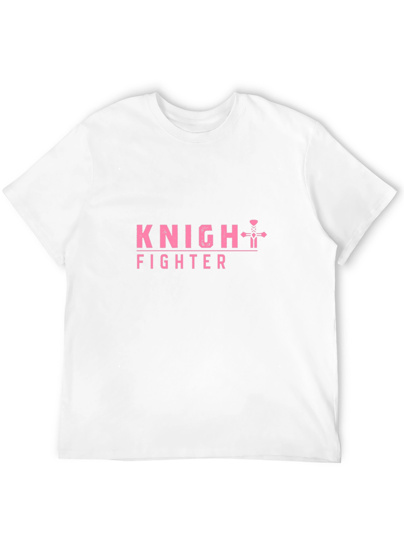 Black Knight Fighter Graphic T-Shirt - Pink Print view 12