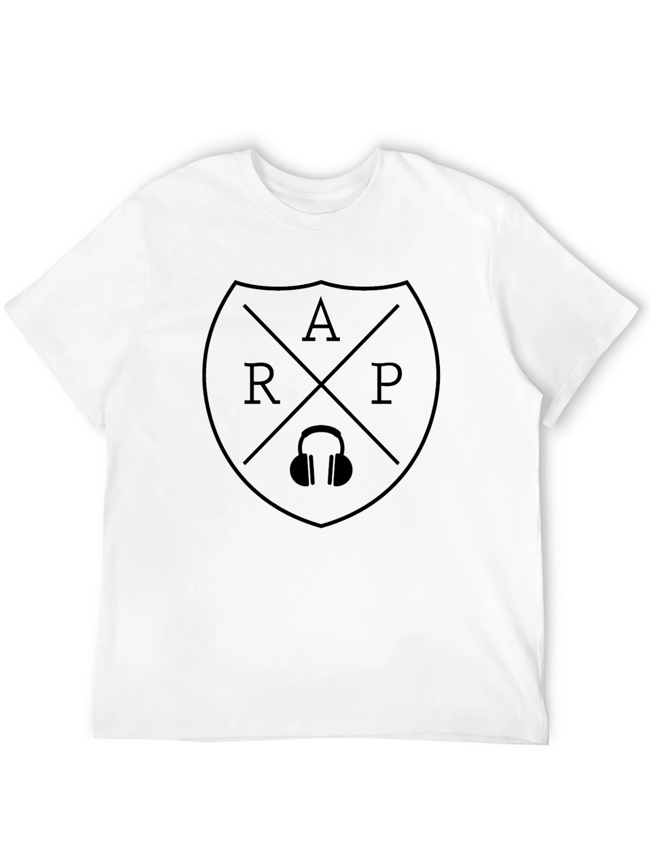 Black ARP Headphone Shield T-Shirt - Stylish Music Lover Tee view 12