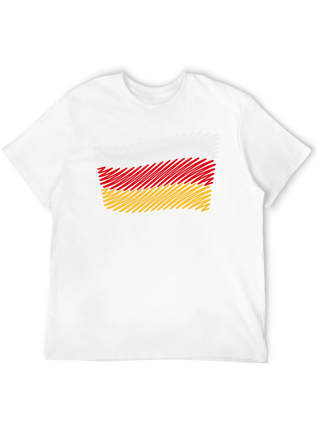 South Ossetia Flag Scribble T-Shirt - 12
