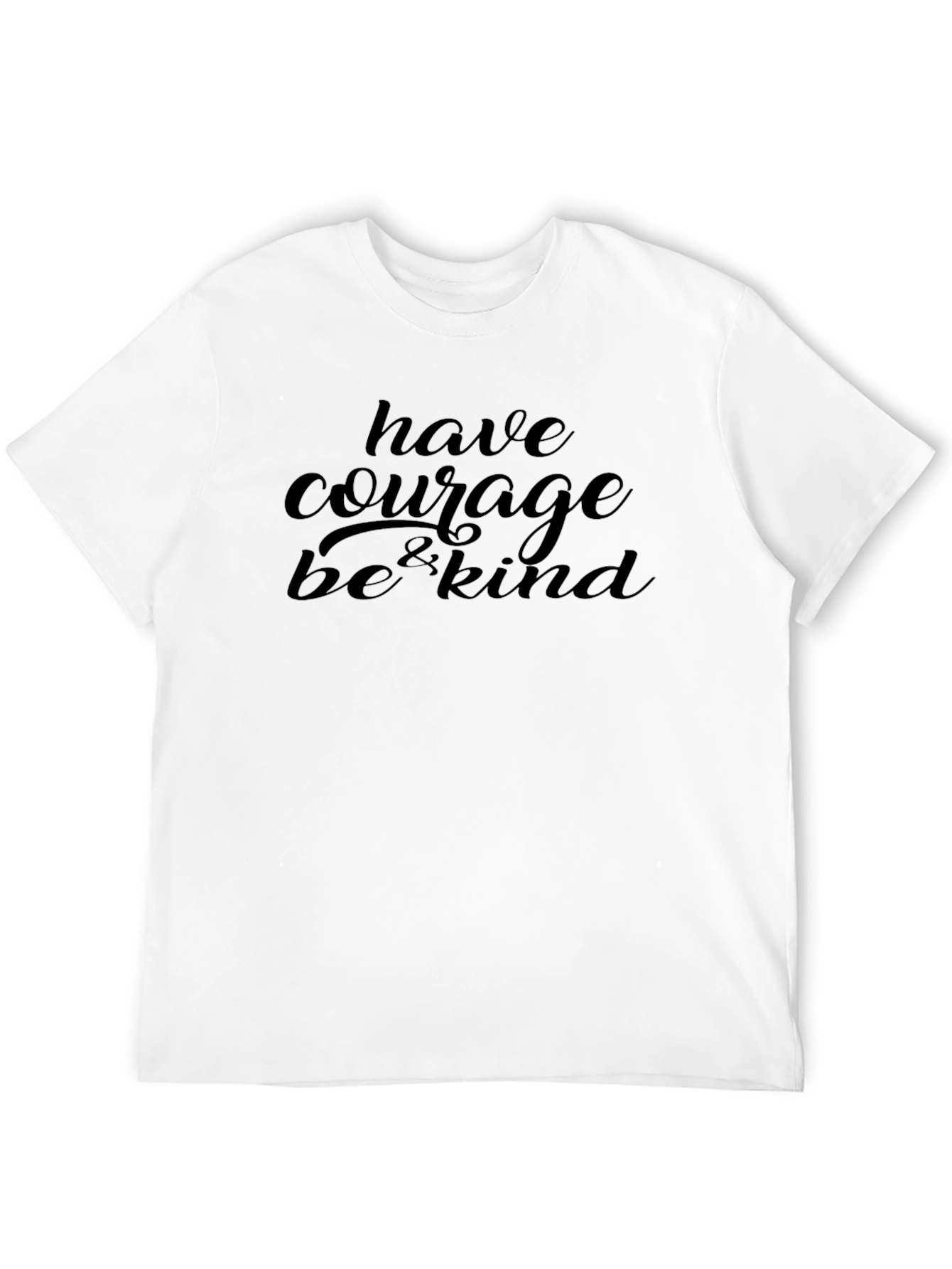 Black Courage & Kindness Black Graphic Tee view 12