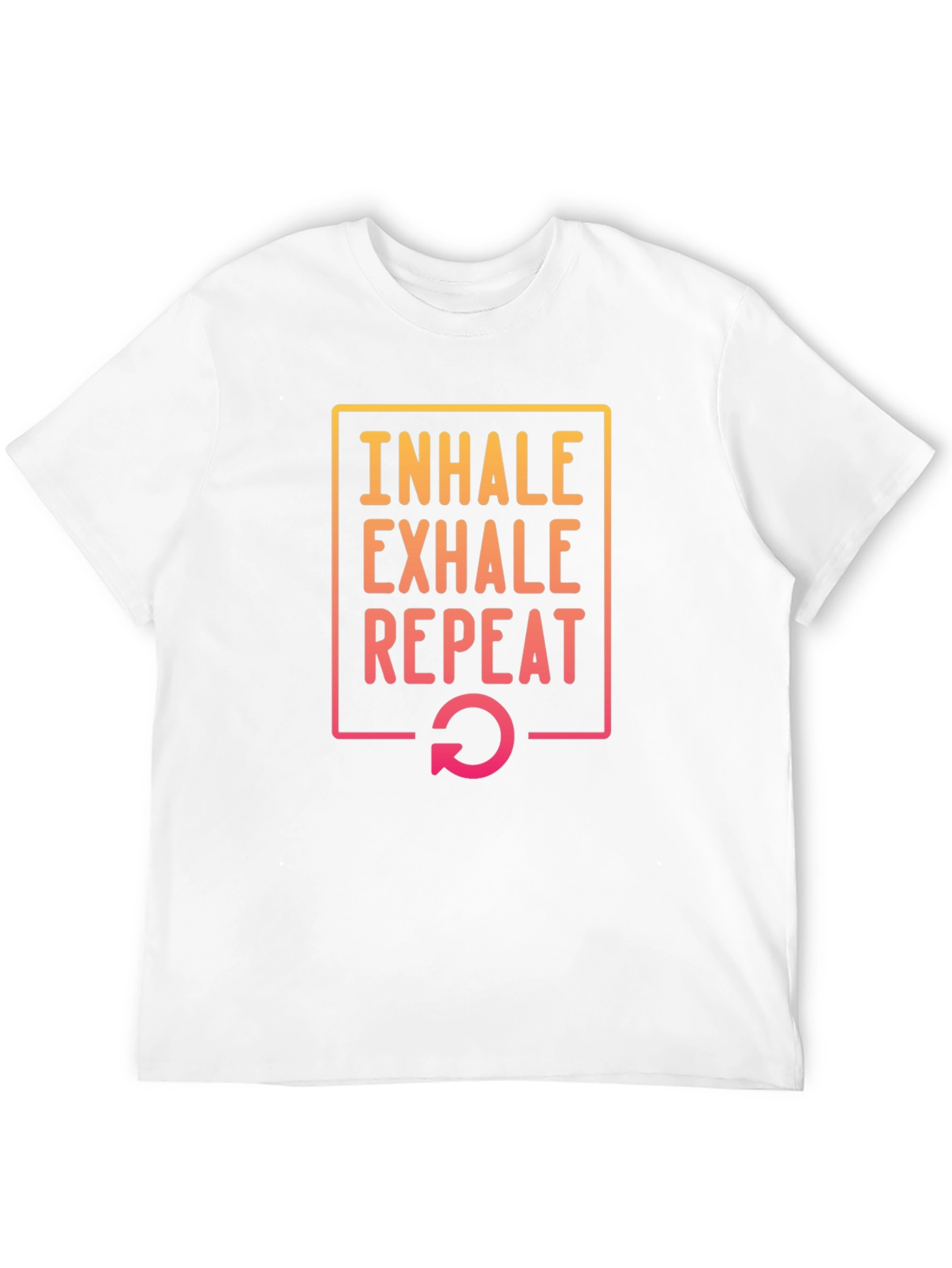 Black Inhale Exhale Repeat Graphic Tee - Relax & Recharge view 12