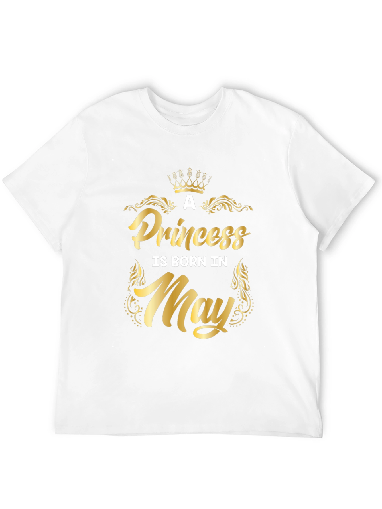 Black Princess Born in May - Birthday T-Shirt view 12