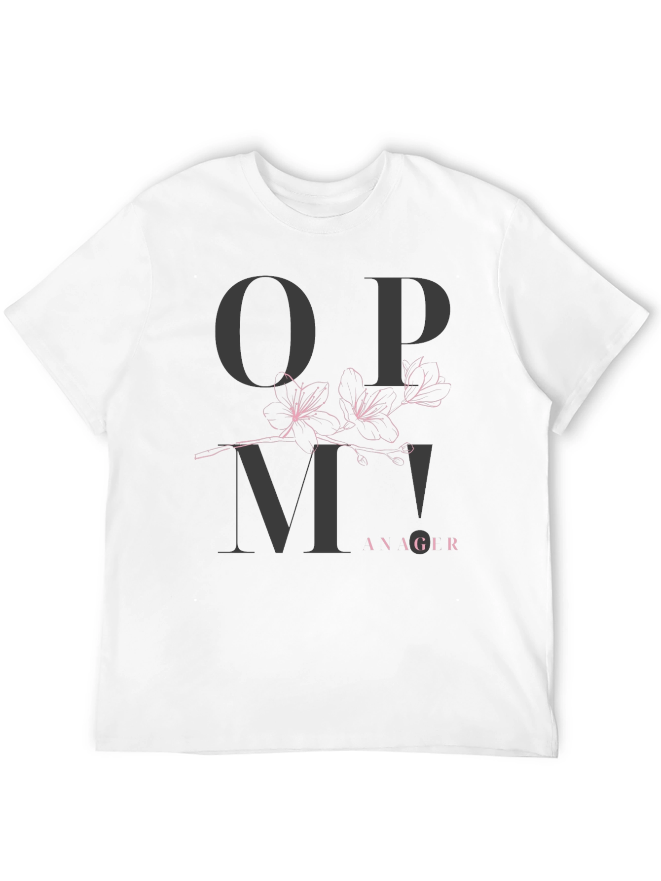 Black OPM Manager Black Graphic Tee view 12