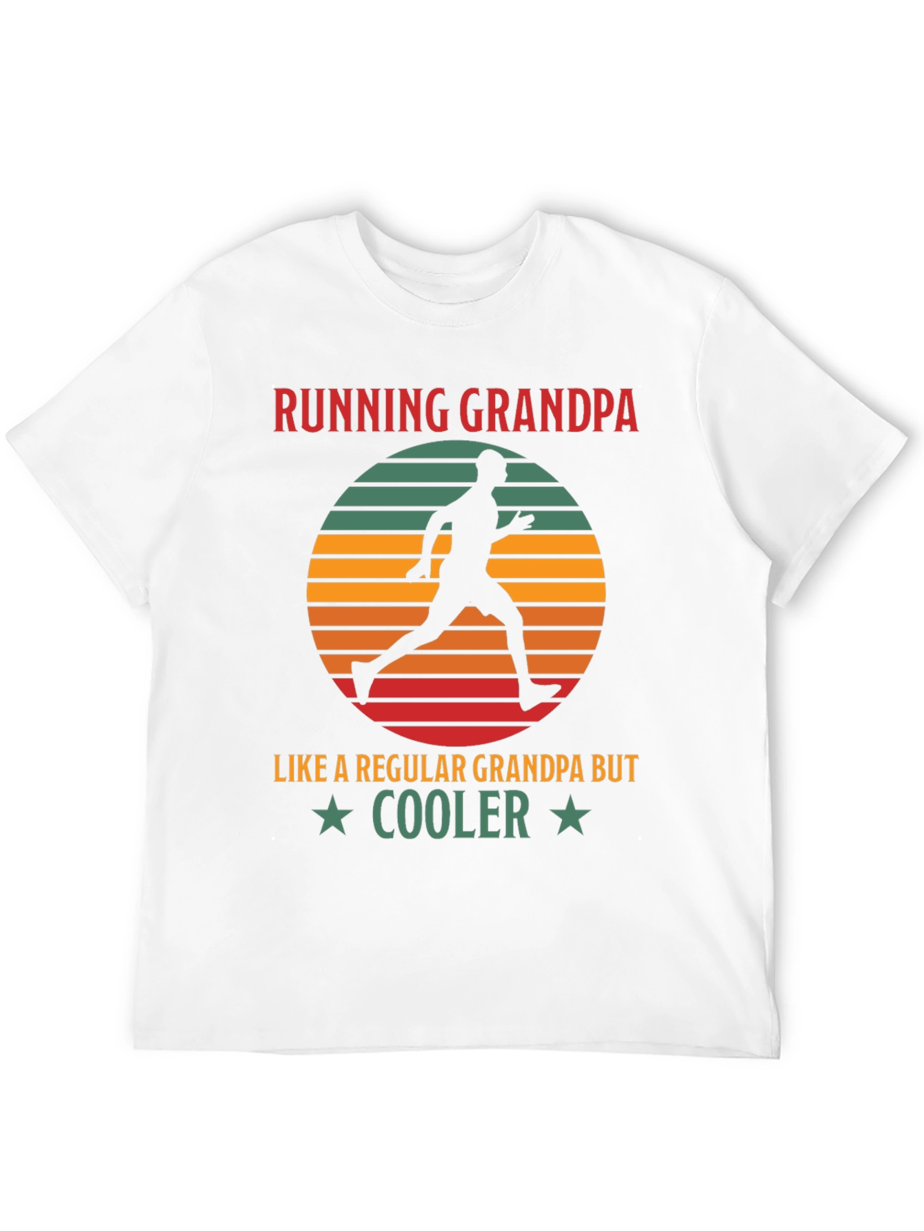 Running Grandpa T-Shirt - Cool Grandpa Gift - 12