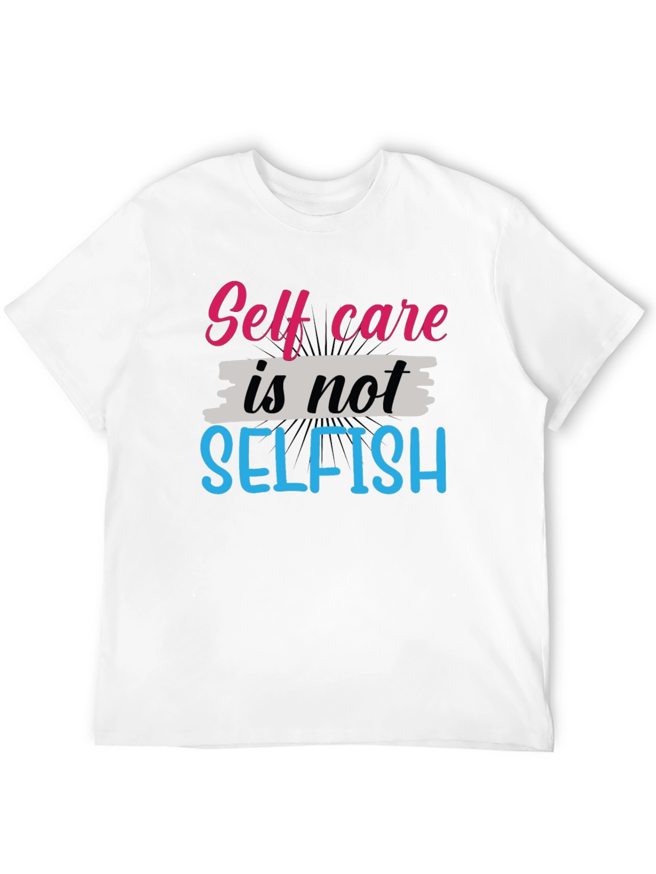 Black Self Care Is Not Selfish Graphic Tee - Unisex view 12