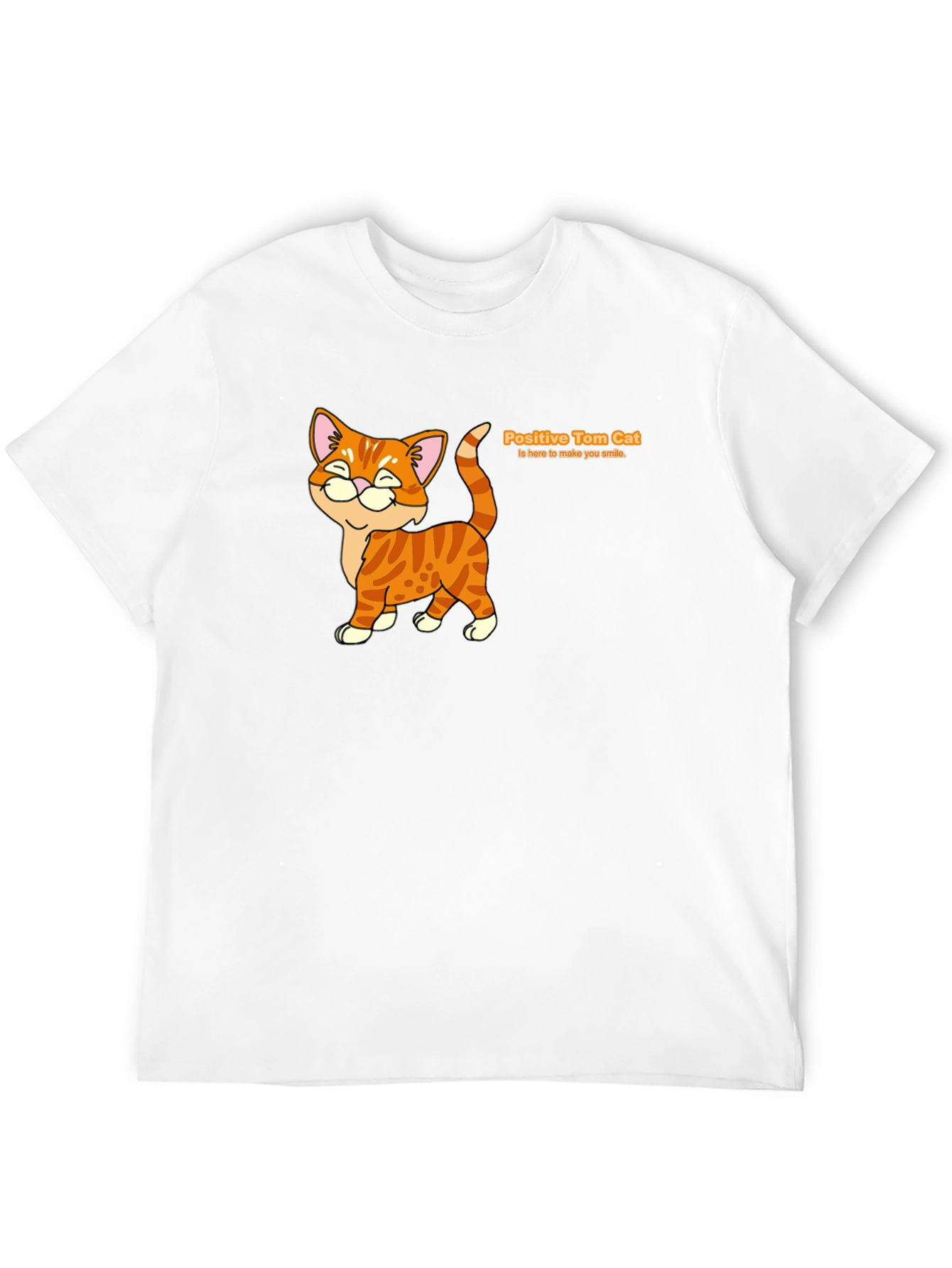Black Positive Tom Cat Graphic T-Shirt view 12