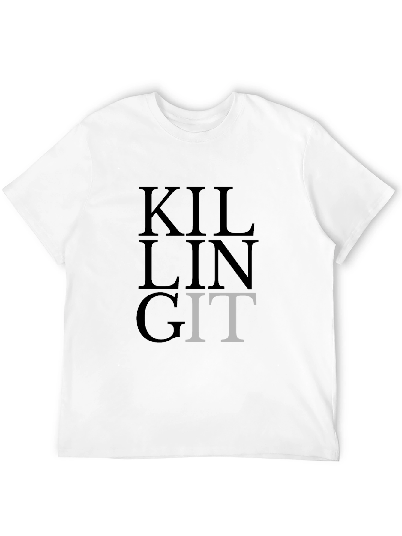 Black Killing It Funny T-Shirt, Sarcastic Graphic Tee view 12