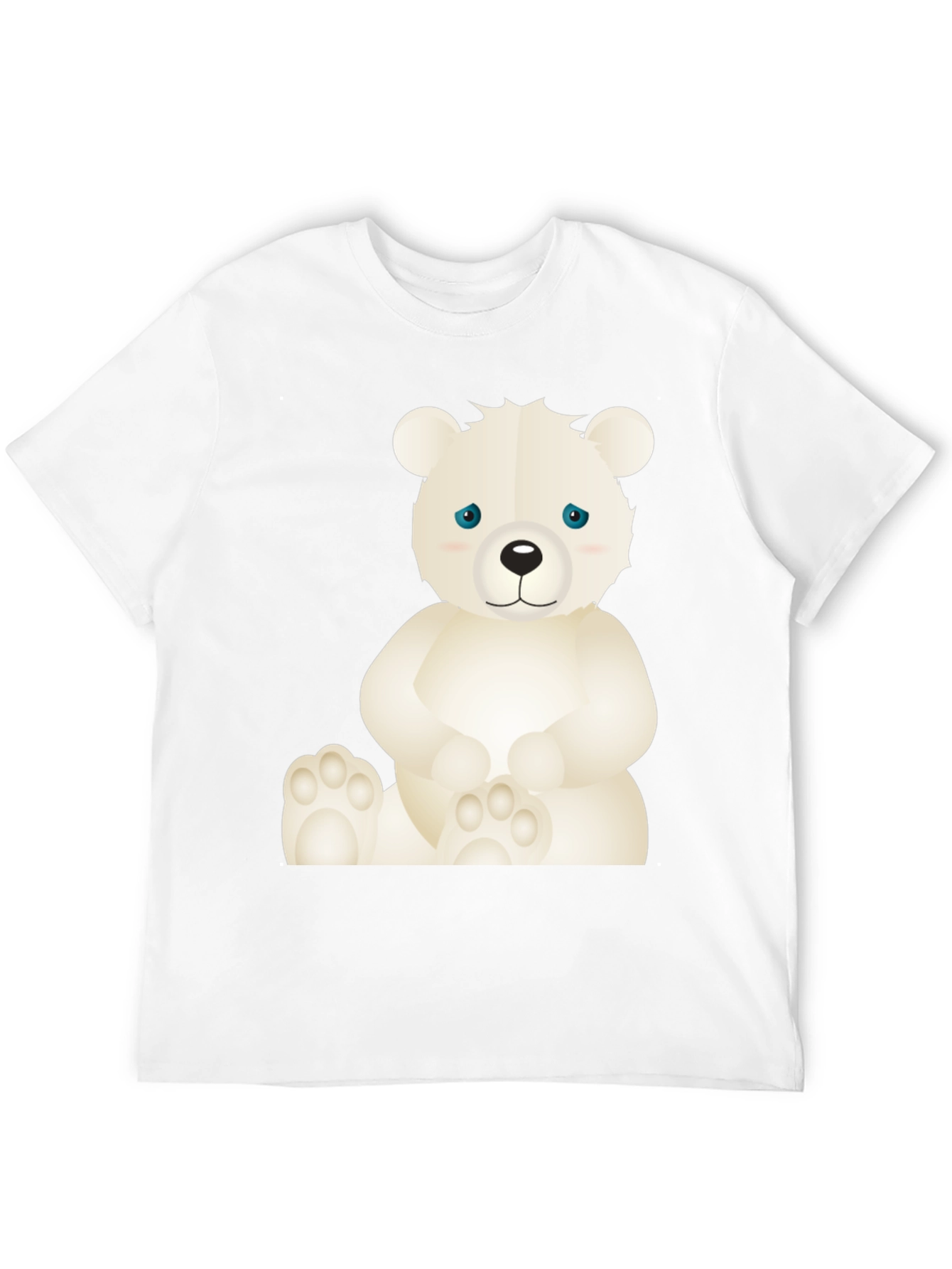 Black Cute Bear Graphic T-Shirt - Soft Cotton Blend view 12
