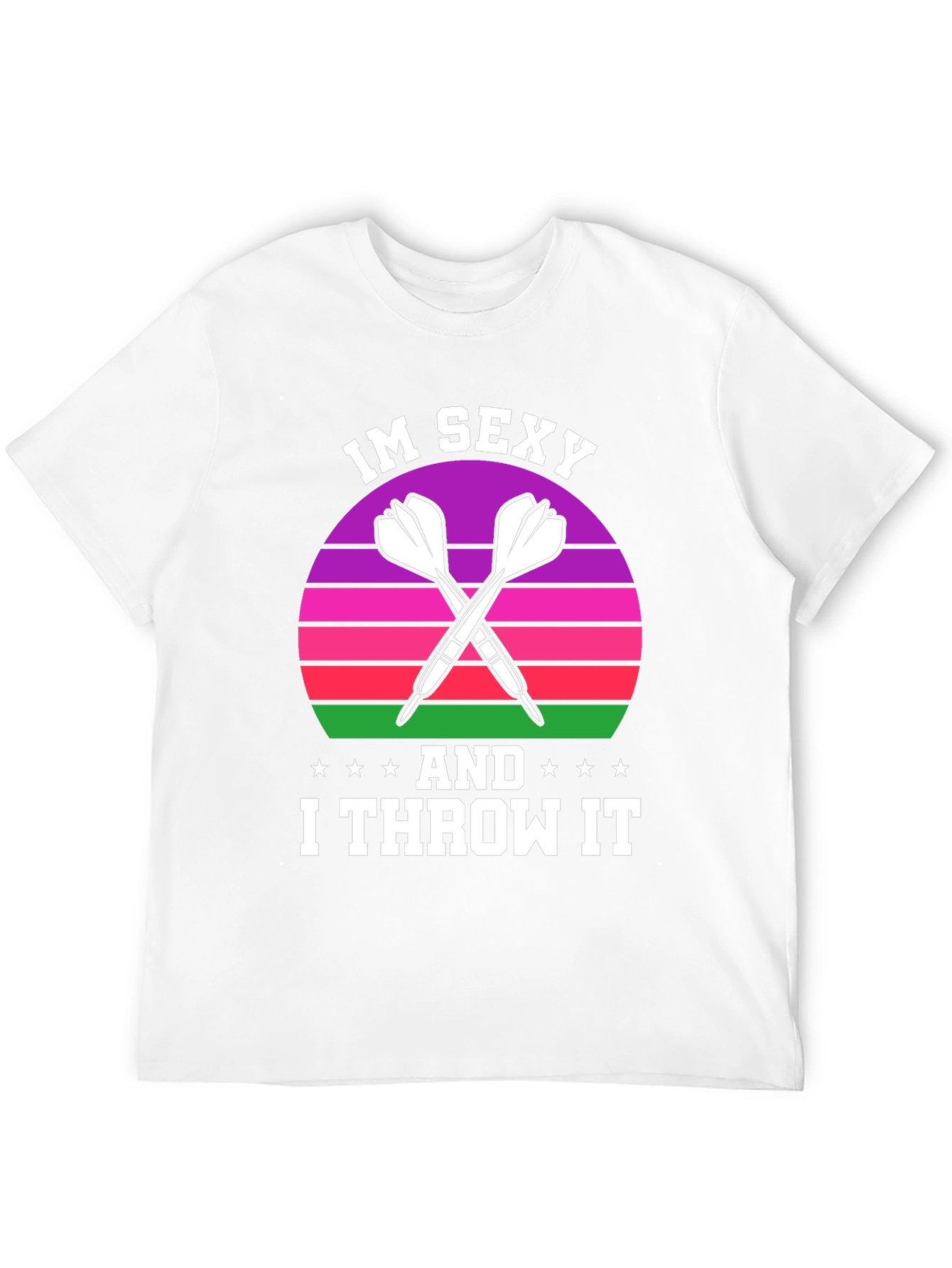 Black Im Sexy And I Throw It Dart T-Shirt view 12