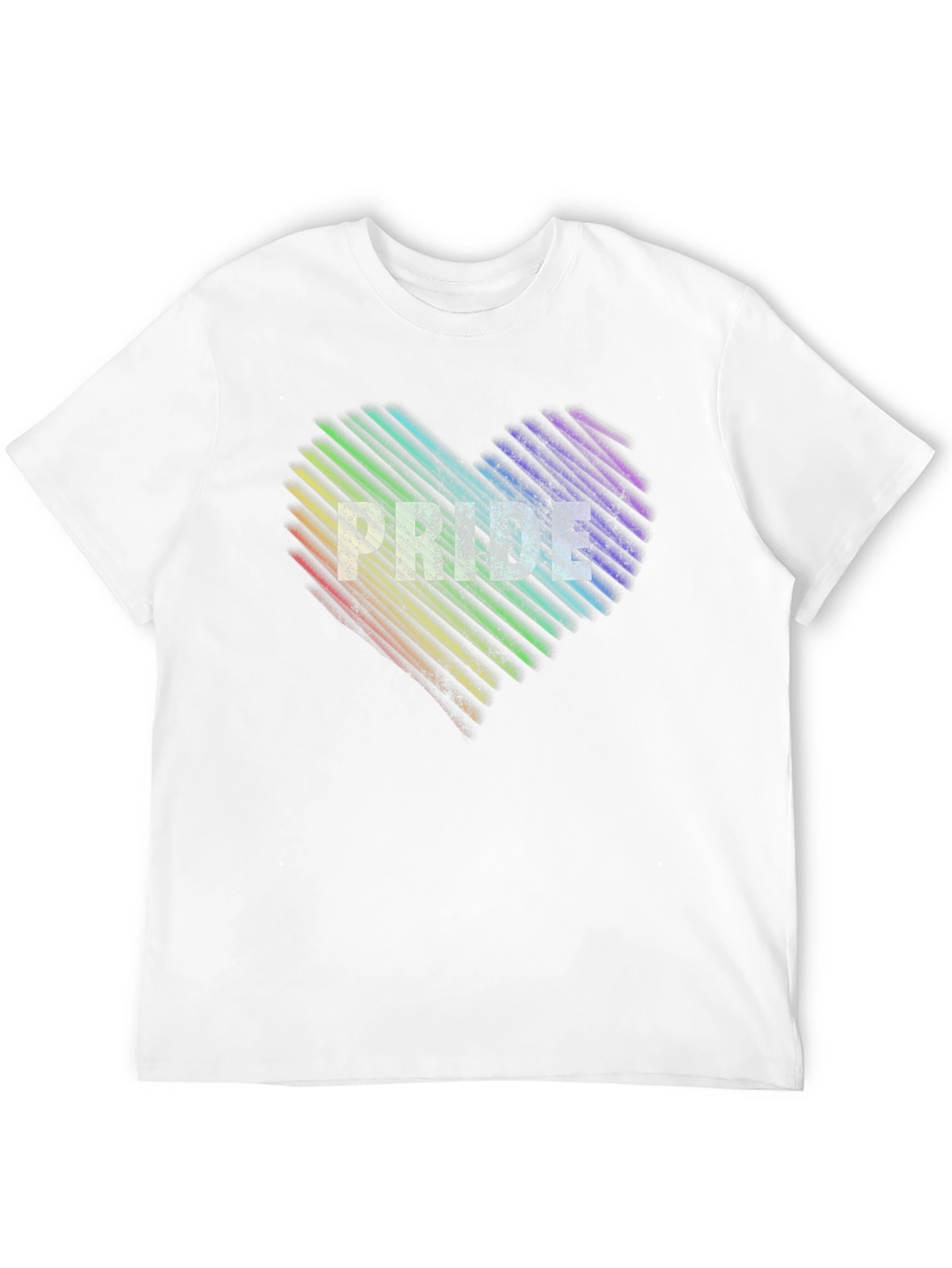 Black Pride Heart Graphic T-Shirt - LGBTQ+ Rainbow Tee view 12