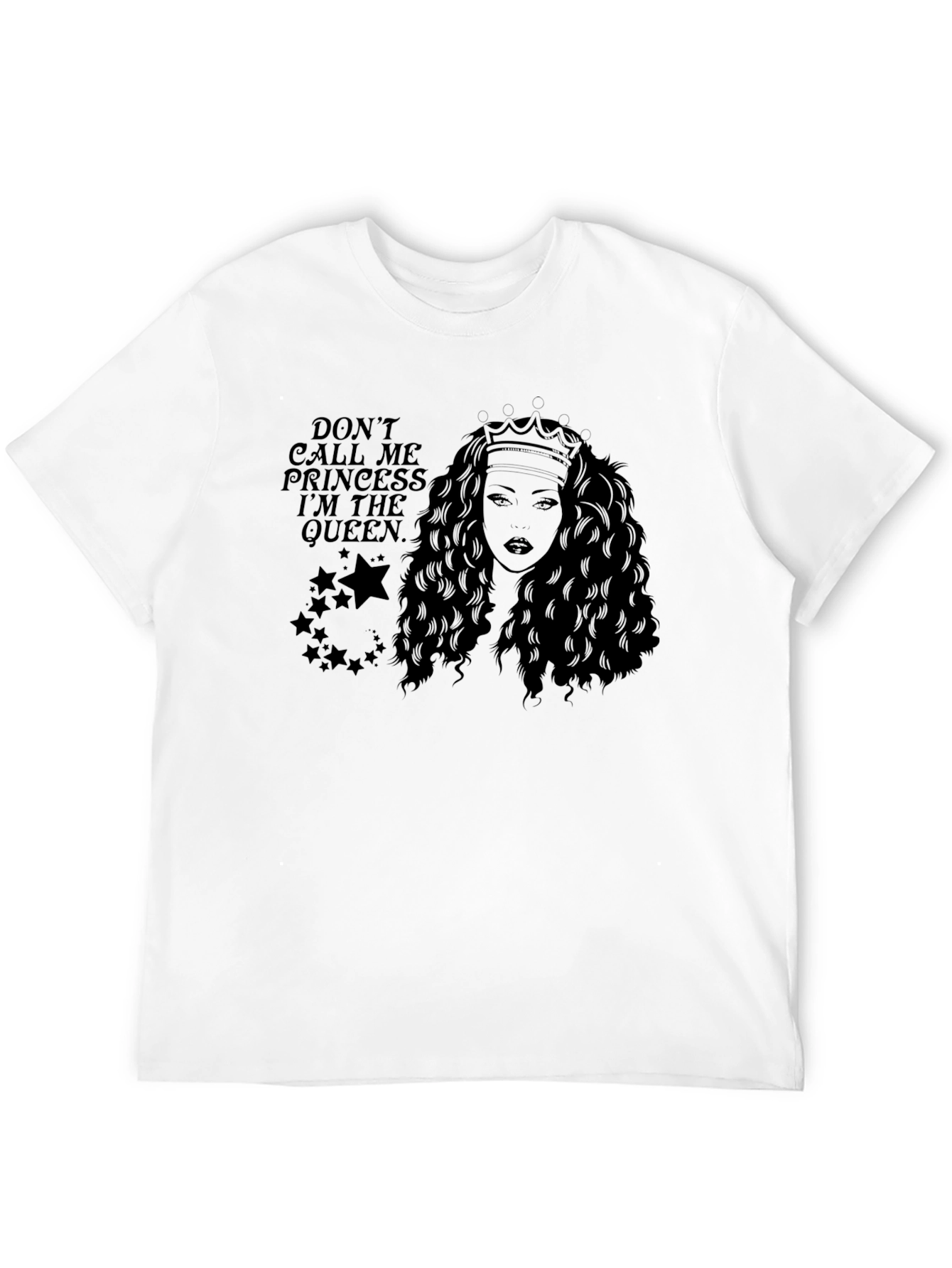 Black Queen Graphic T-Shirt - Black - Unisex view 12