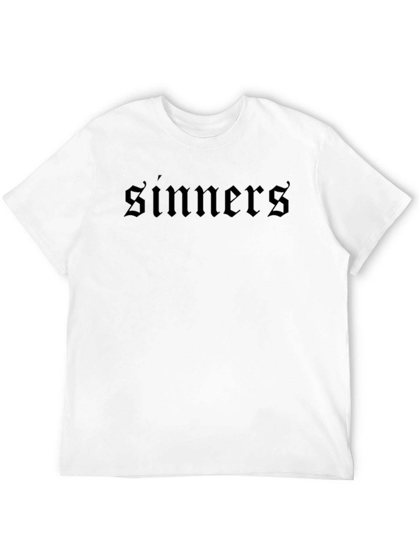 Black Sinners Black Crew Neck T-Shirt - Bold Gothic Style view 12