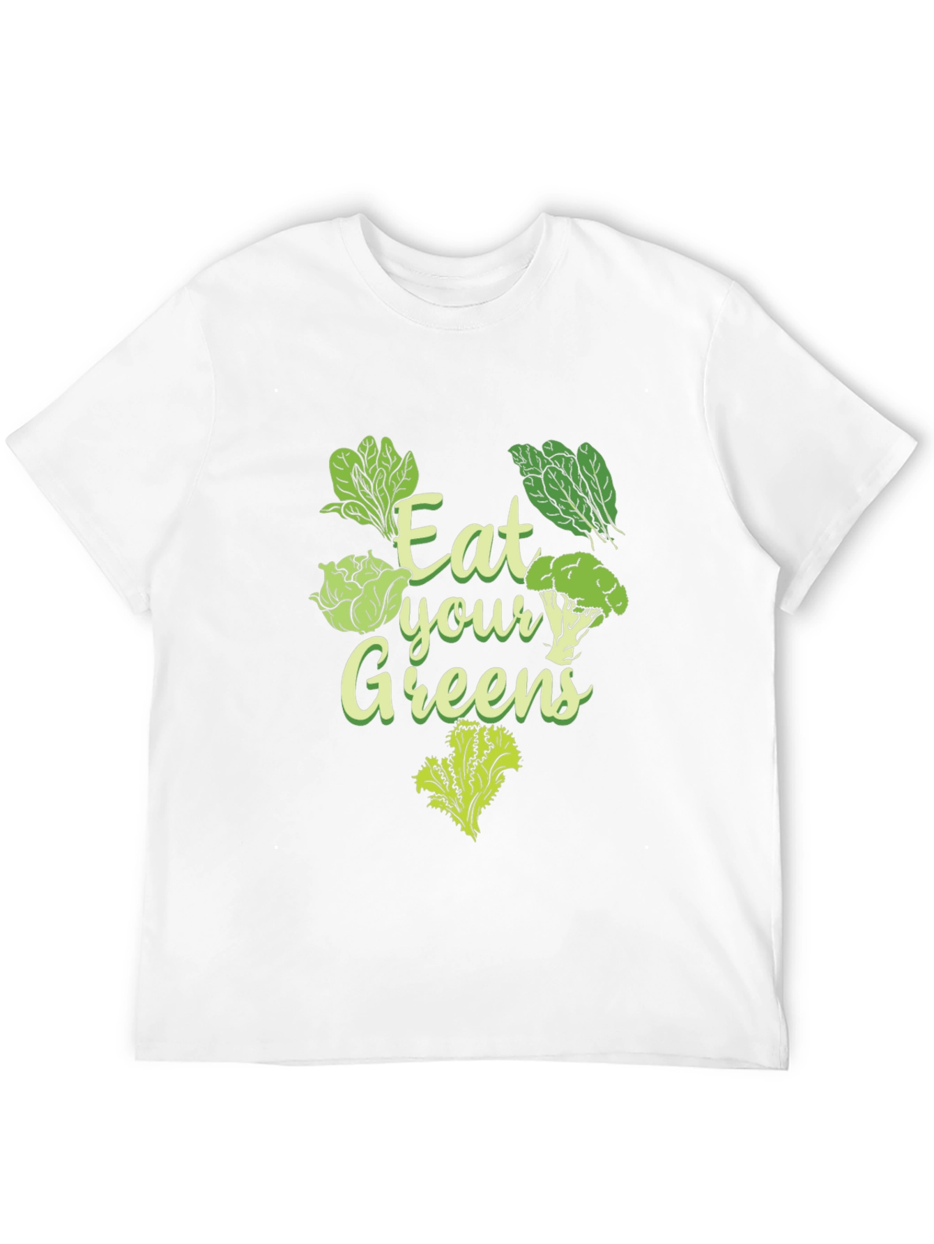 Eat Your Greens T-Shirt - Healthy Vegan Tee - 12