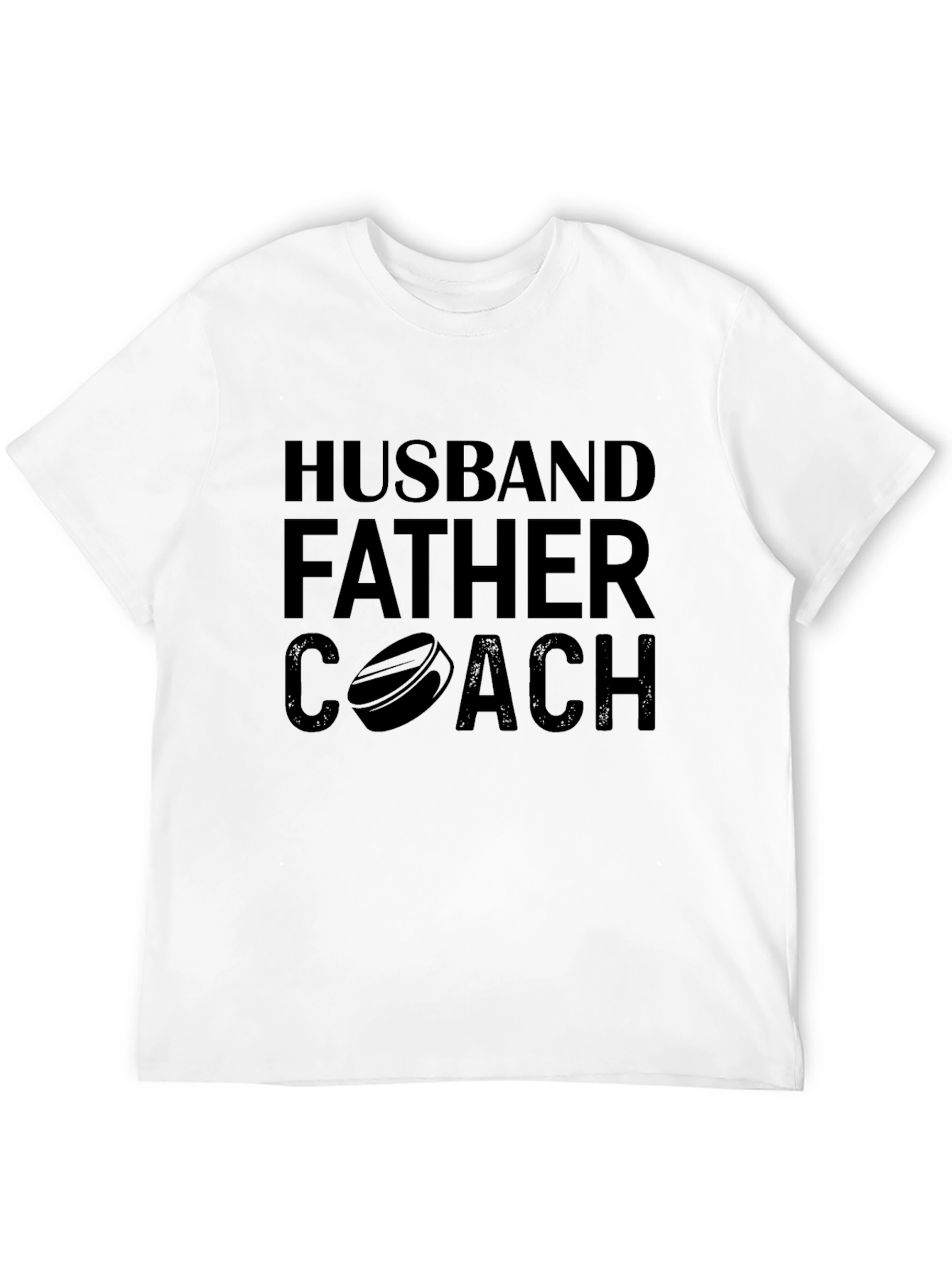 Black Husband Father Coach Black Graphic T-Shirt view 12