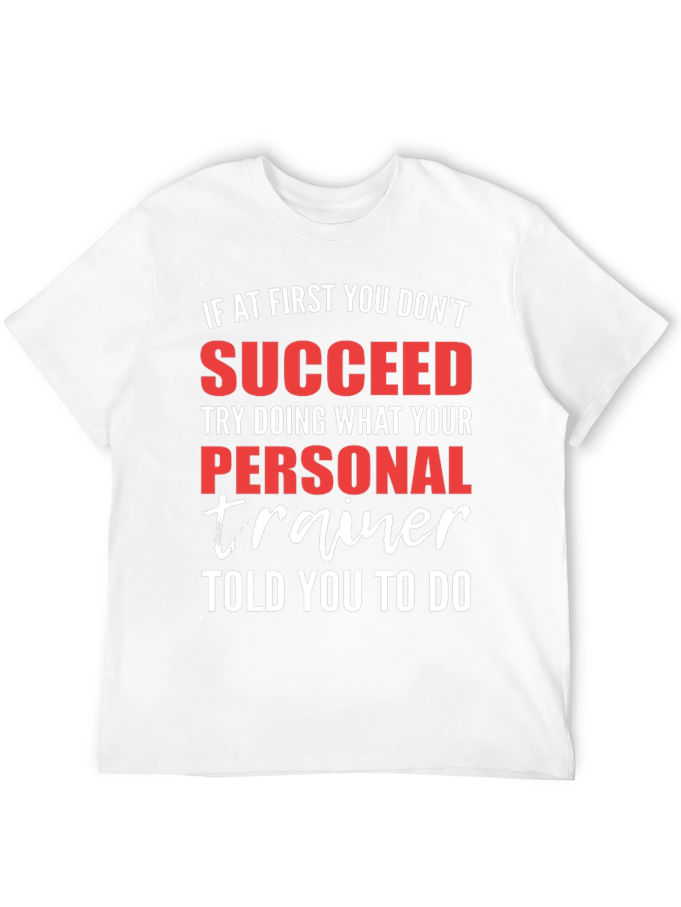 Black Personal Trainer Gym T-Shirt - Motivational Fitness Tee view 12