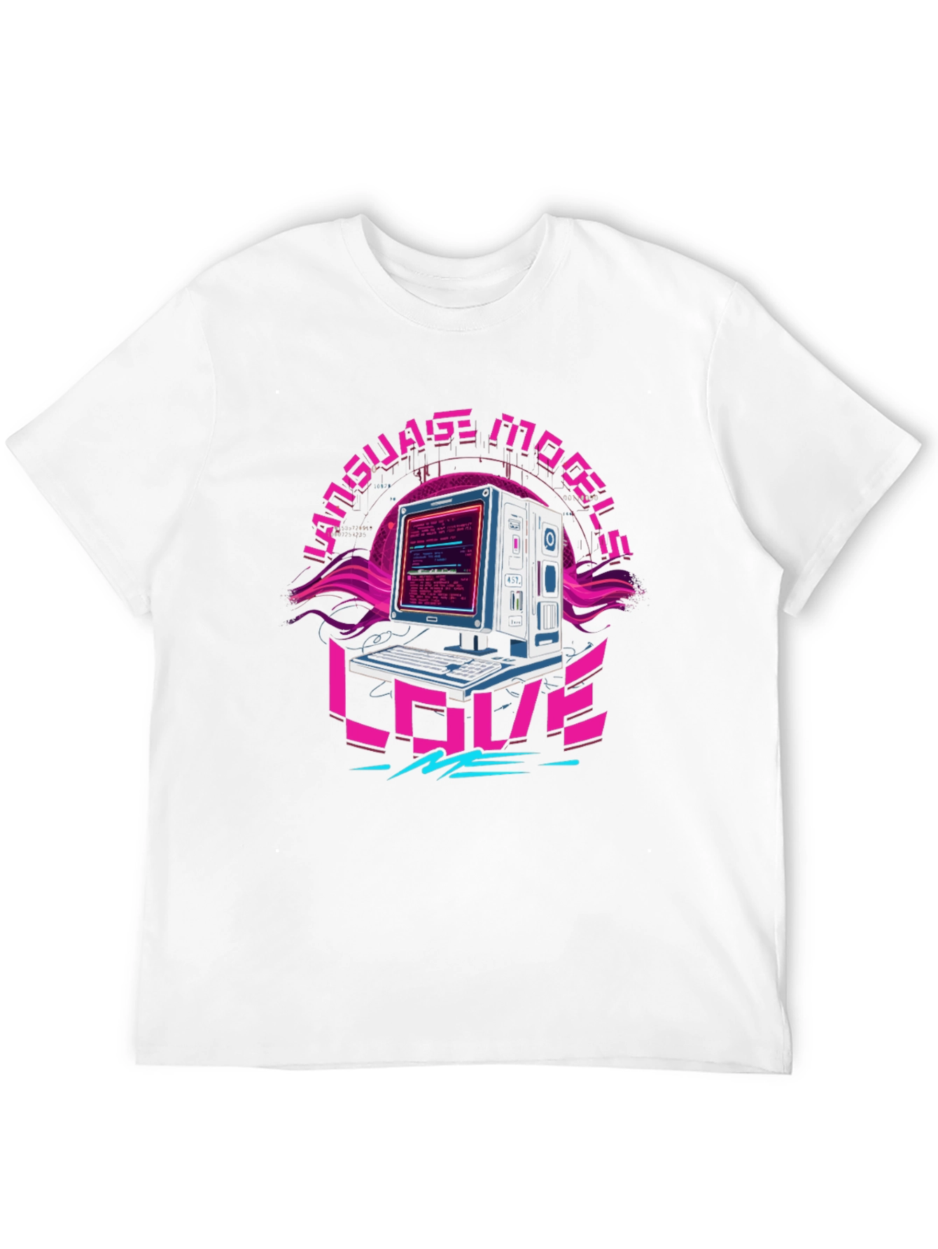 Black Language Models Love Me Retro T-Shirt view 12