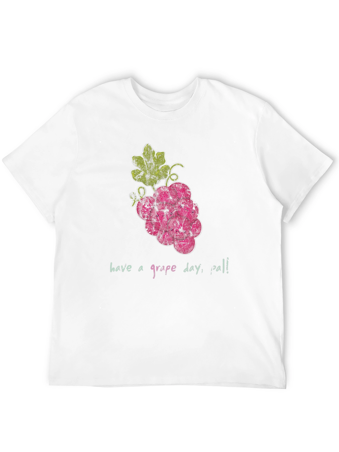 Black Have a Grape Day T-Shirt - Unique Fruit Graphic Tee view 12