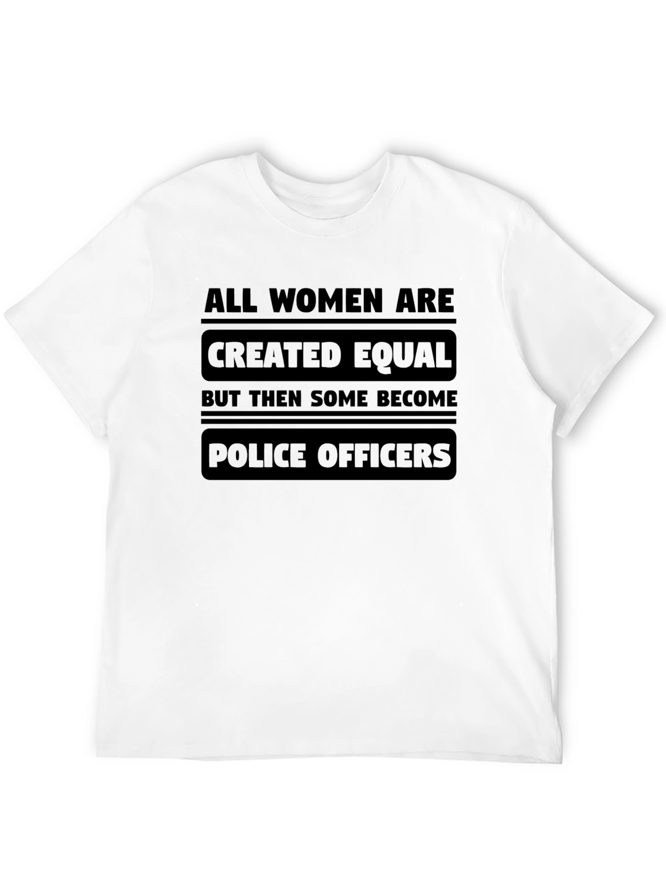 Women Police Officer Graphic Tee - 12