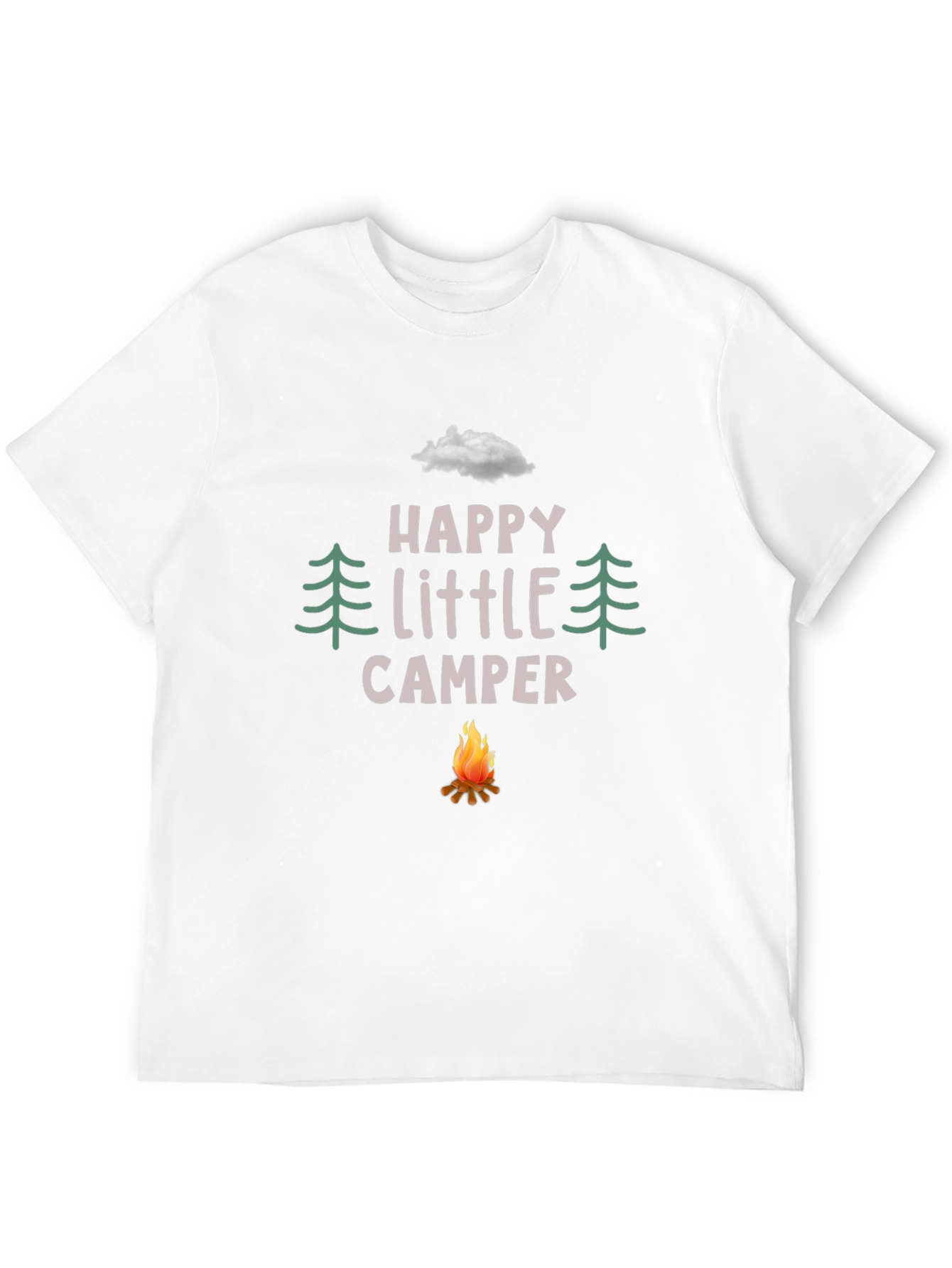 Black Happy Little Camper Graphic Tee view 12