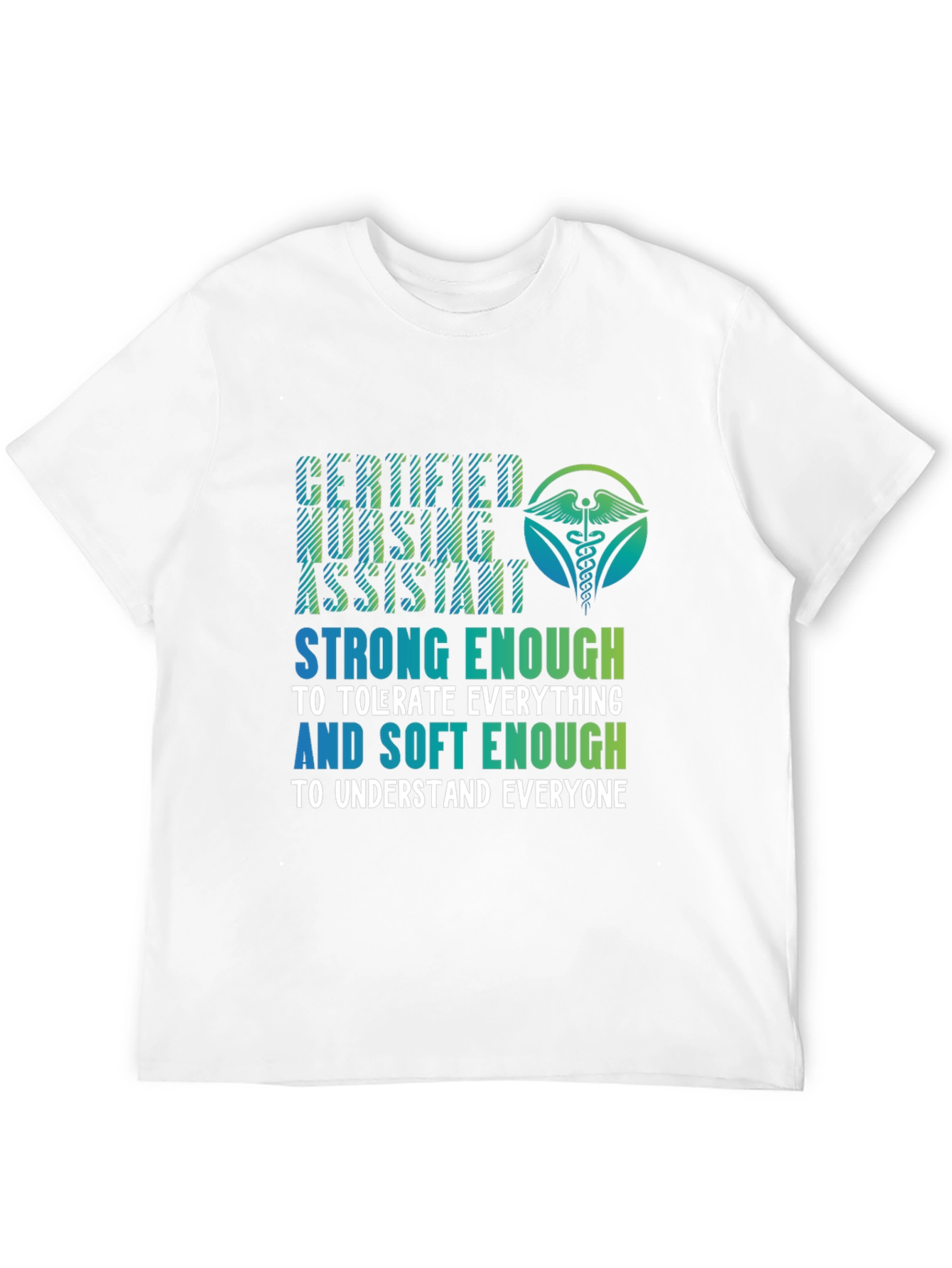 Black Certified Nursing Assistant T-Shirt view 12