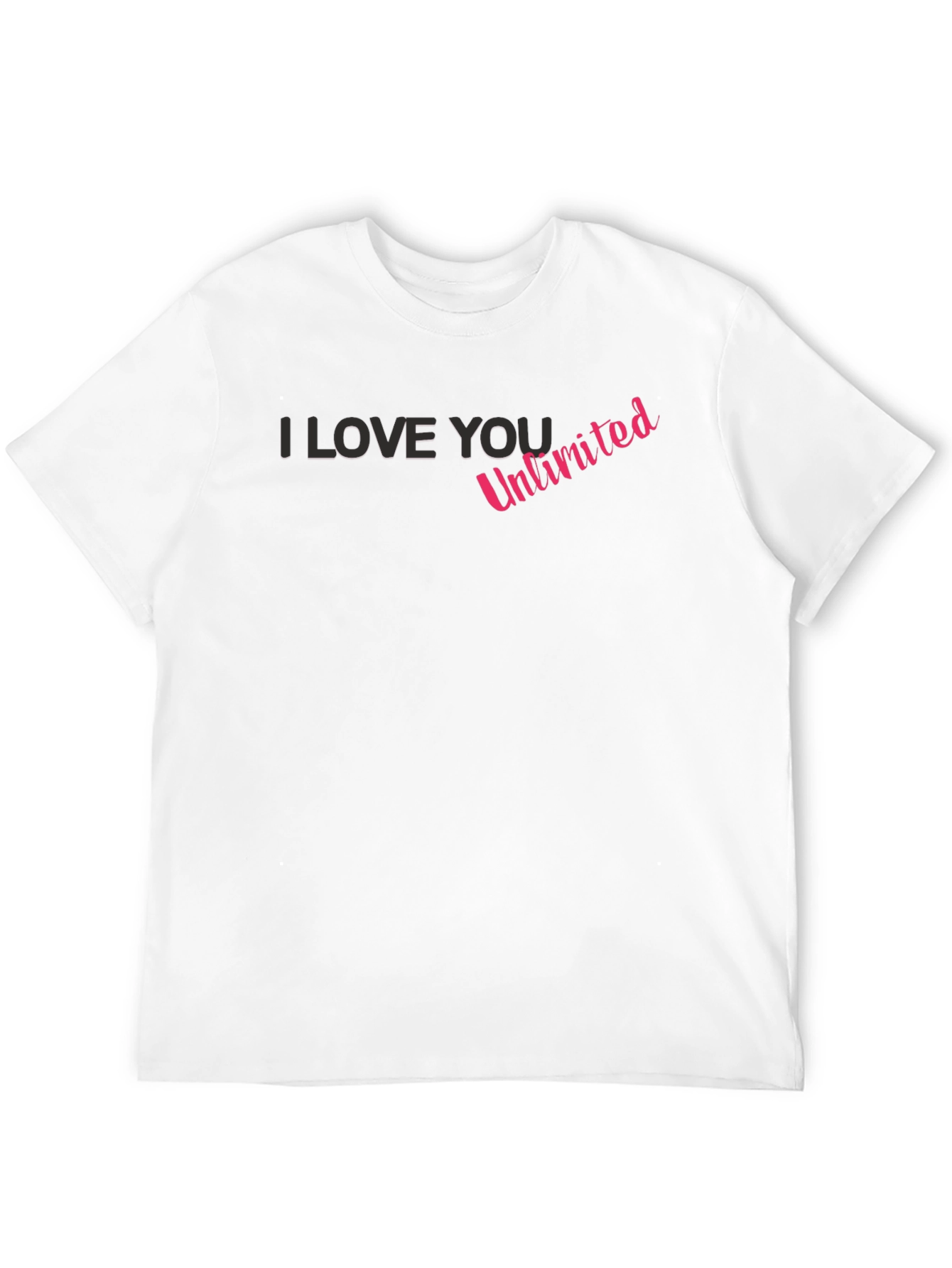 Black I Love You Unlimited Black Tee view 12