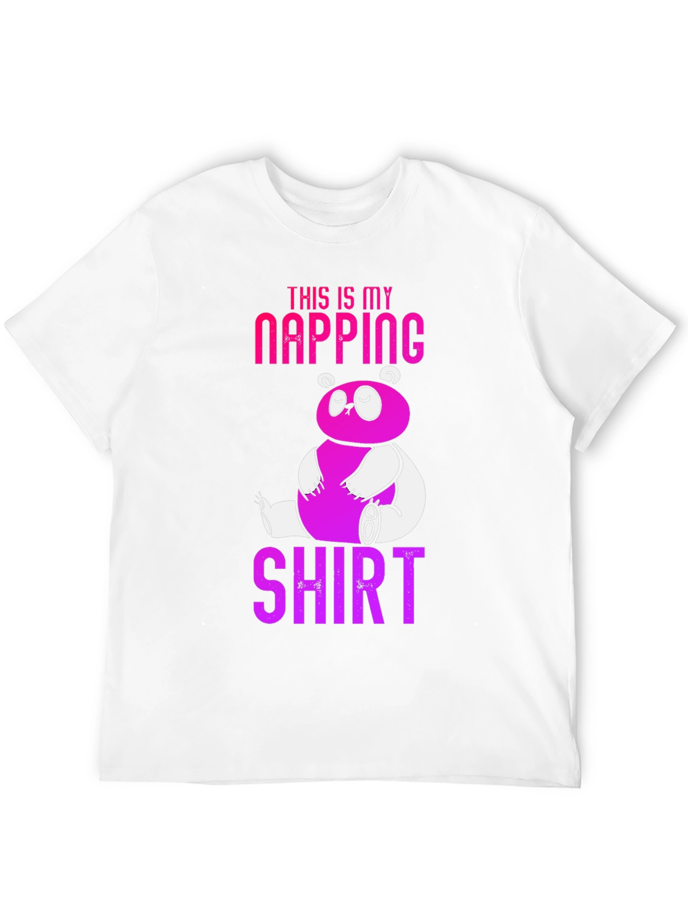 Black Napping Shirt - Funny Panda Graphic Tee view 12