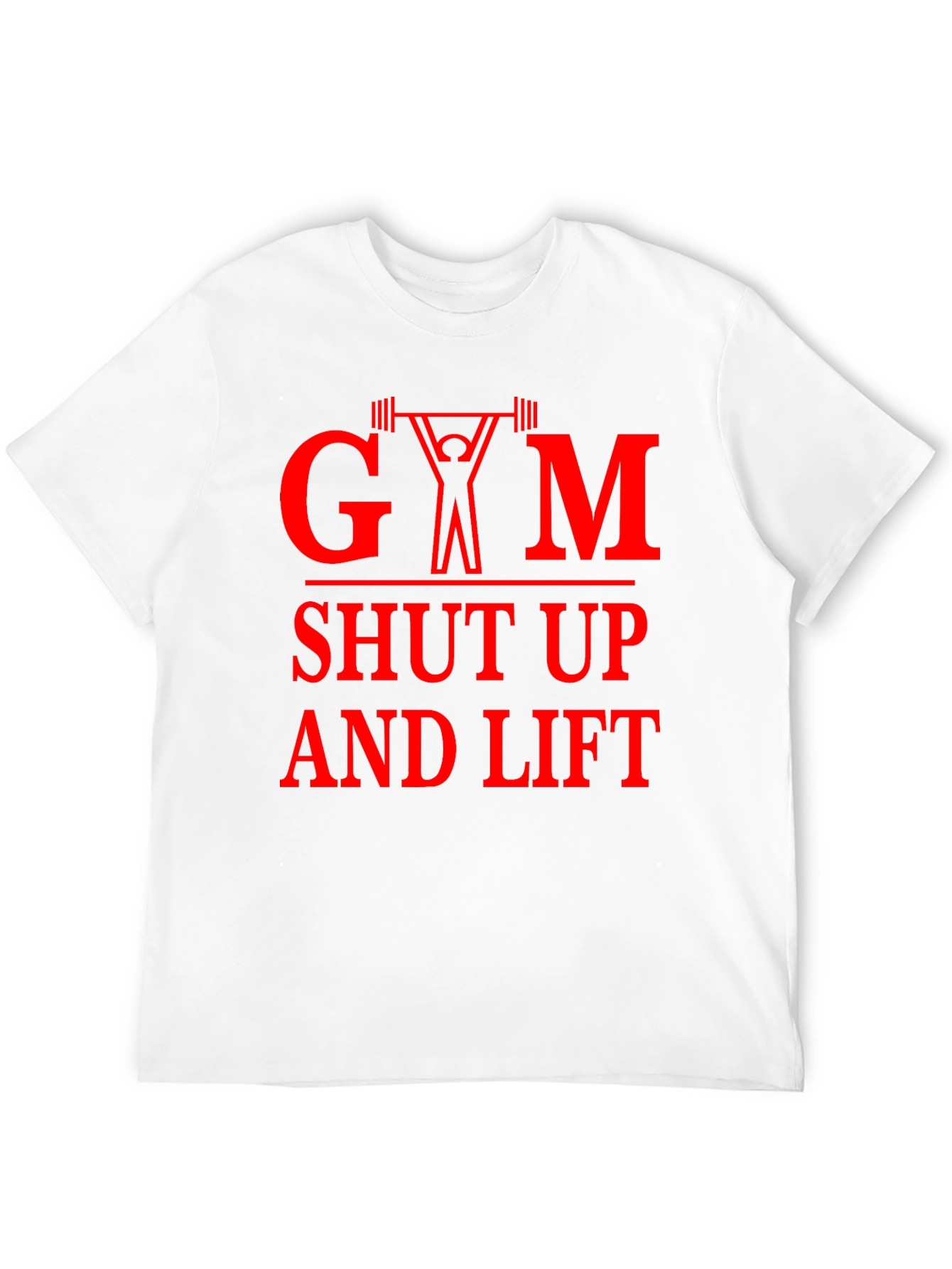 Black Gym Shut Up and Lift Graphic Tee view 12
