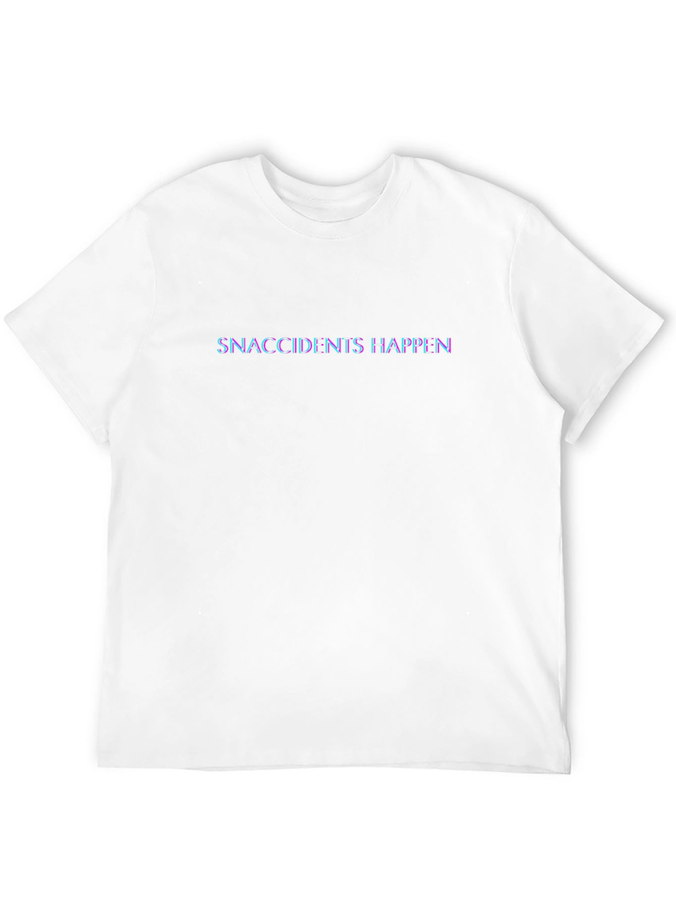 Black Snaccidents Happen Black T-Shirt - Funny Trendy Tee view 12