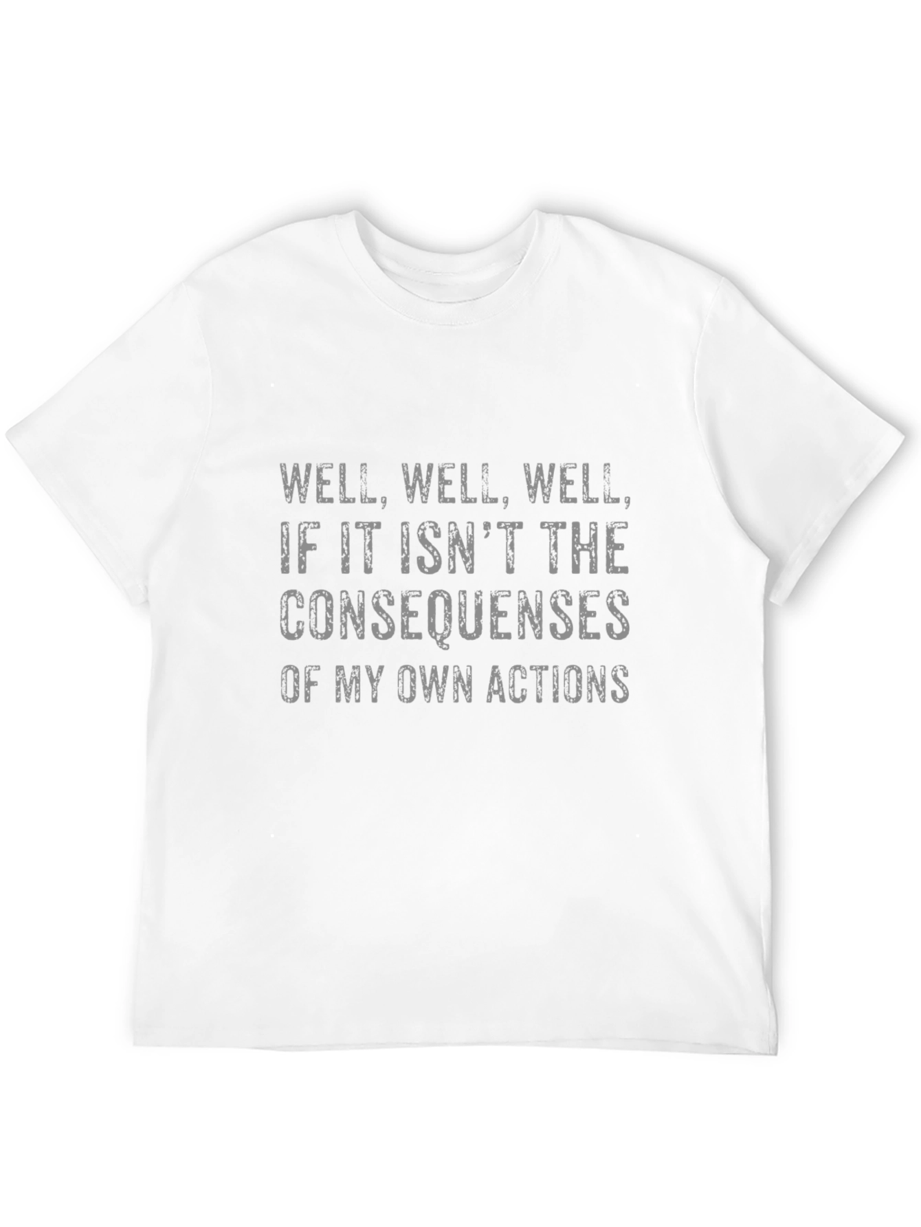 Black Consequences T-Shirt: Humorous Statement Tee view 12