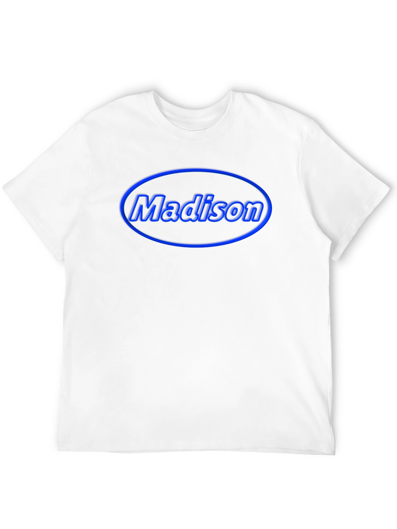 Black Madison Graphic T-Shirt - Oval Neon Design view 12