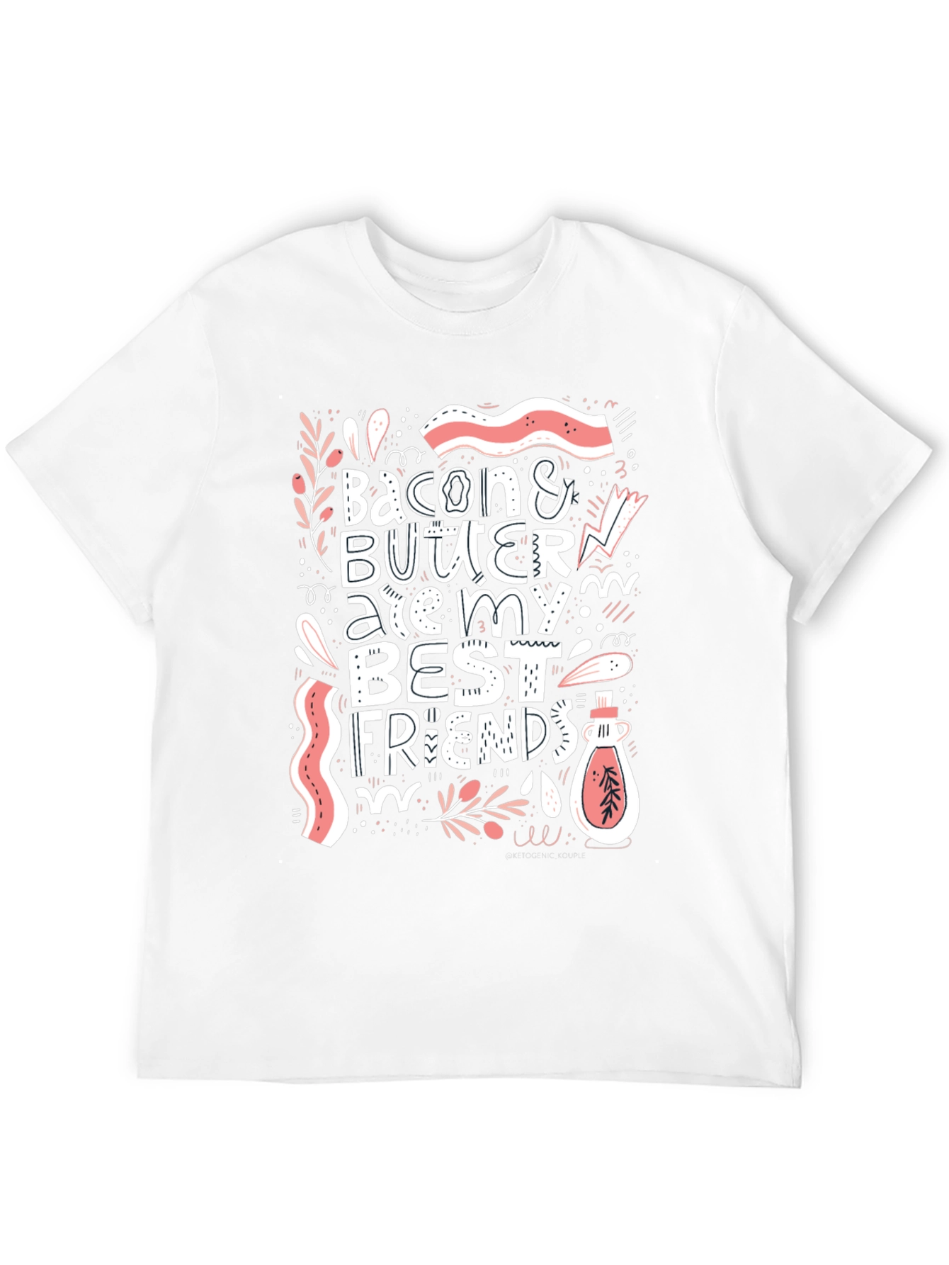 Black Bacon & Butter Best Friends Graphic Tee view 12