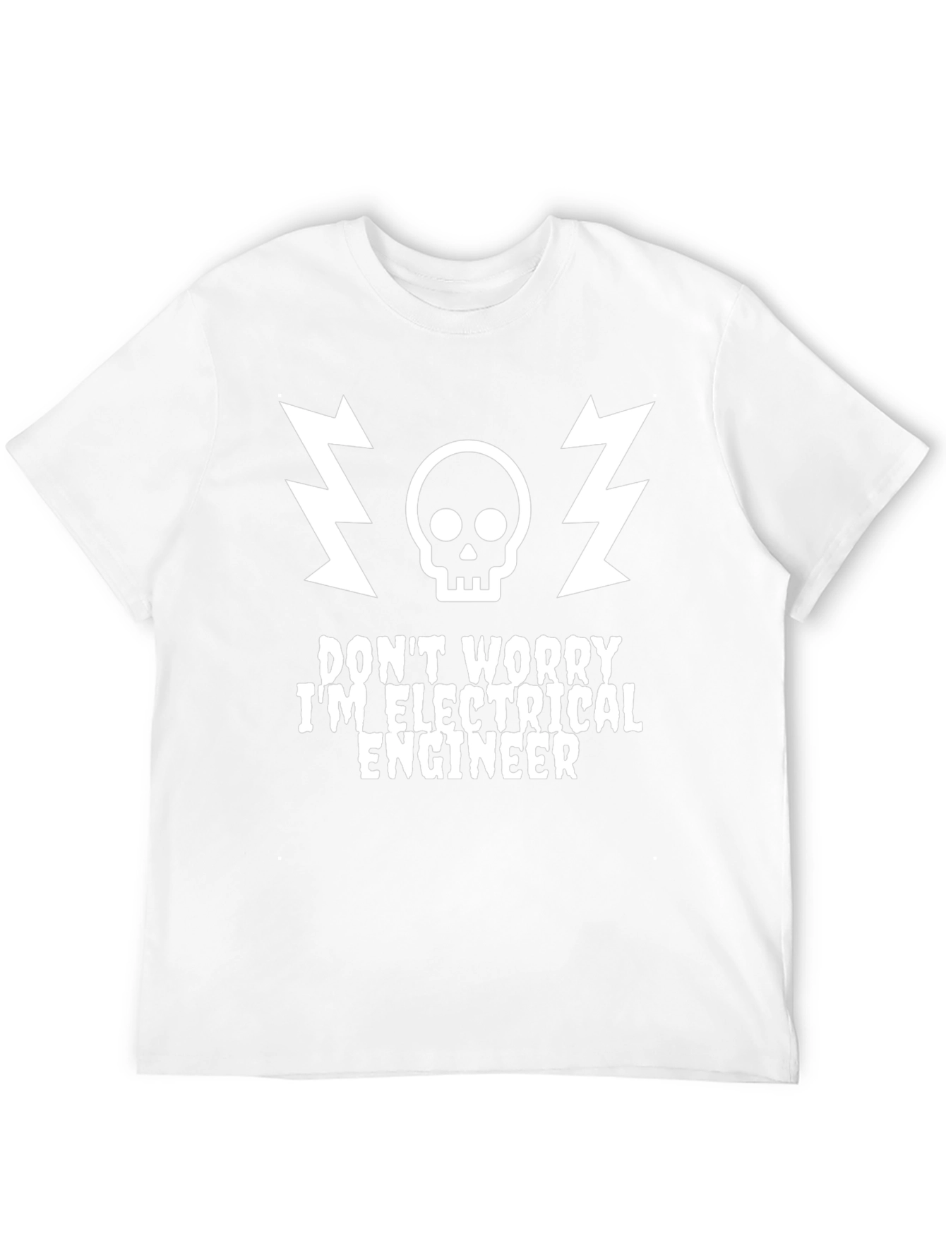 Black Electrical Engineer Graphic T-Shirt - Funny Warning Tee view 12