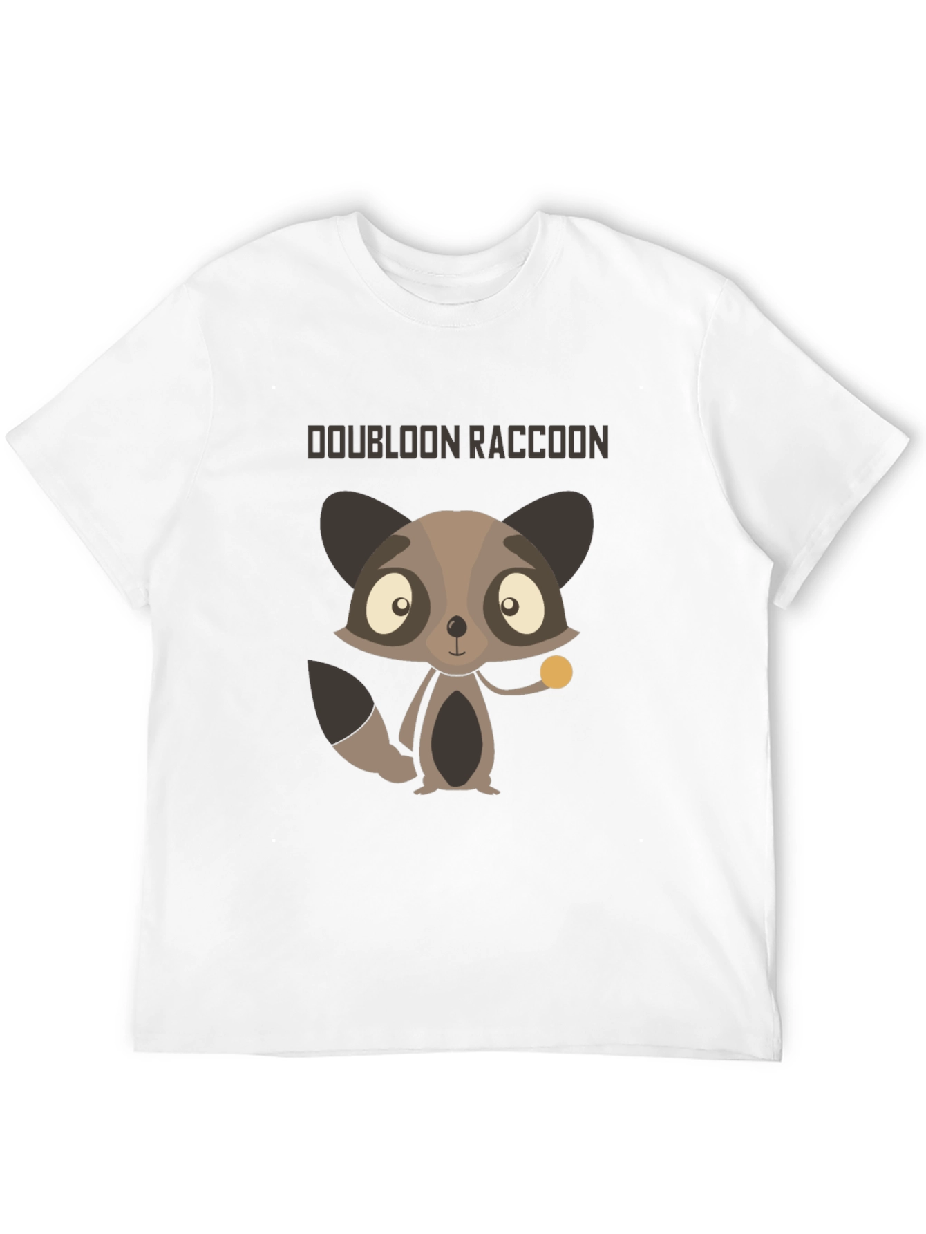 Black Doubloon Raccoon Graphic T-Shirt view 12