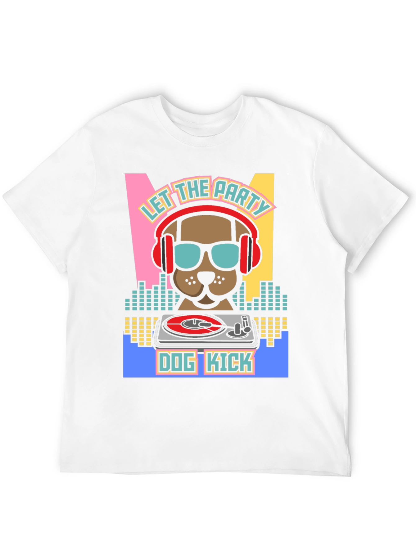 Black Dog Kick DJ T-Shirt view 12